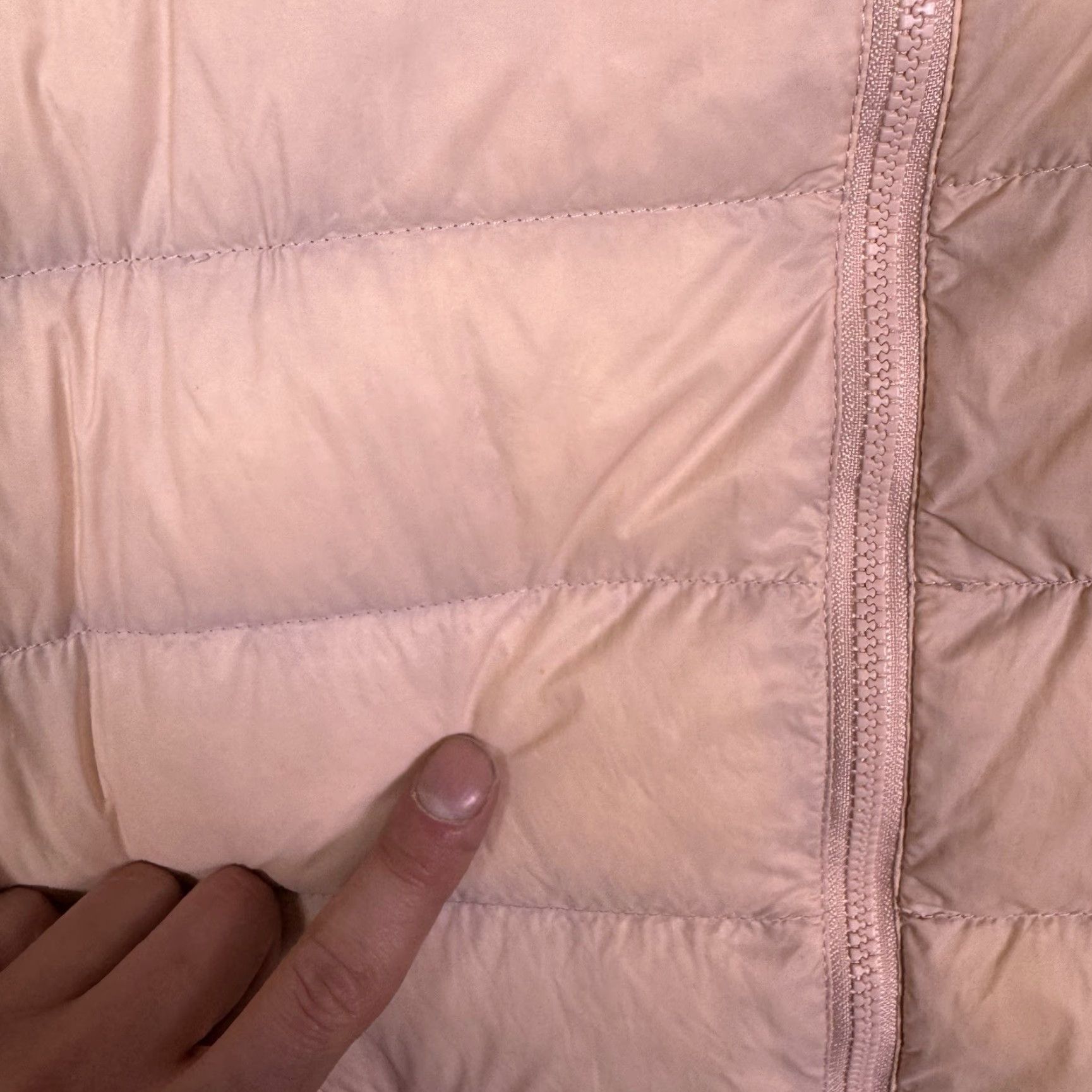 Eddie Bauer Eddie Bauer Cirruslite Down Parka Hooded Puffer 1/2 Zip Womens L Pink Geometric Quilt Zip Pocket Java? Size L / US 10 / IT 46 - 5 Thumbnail