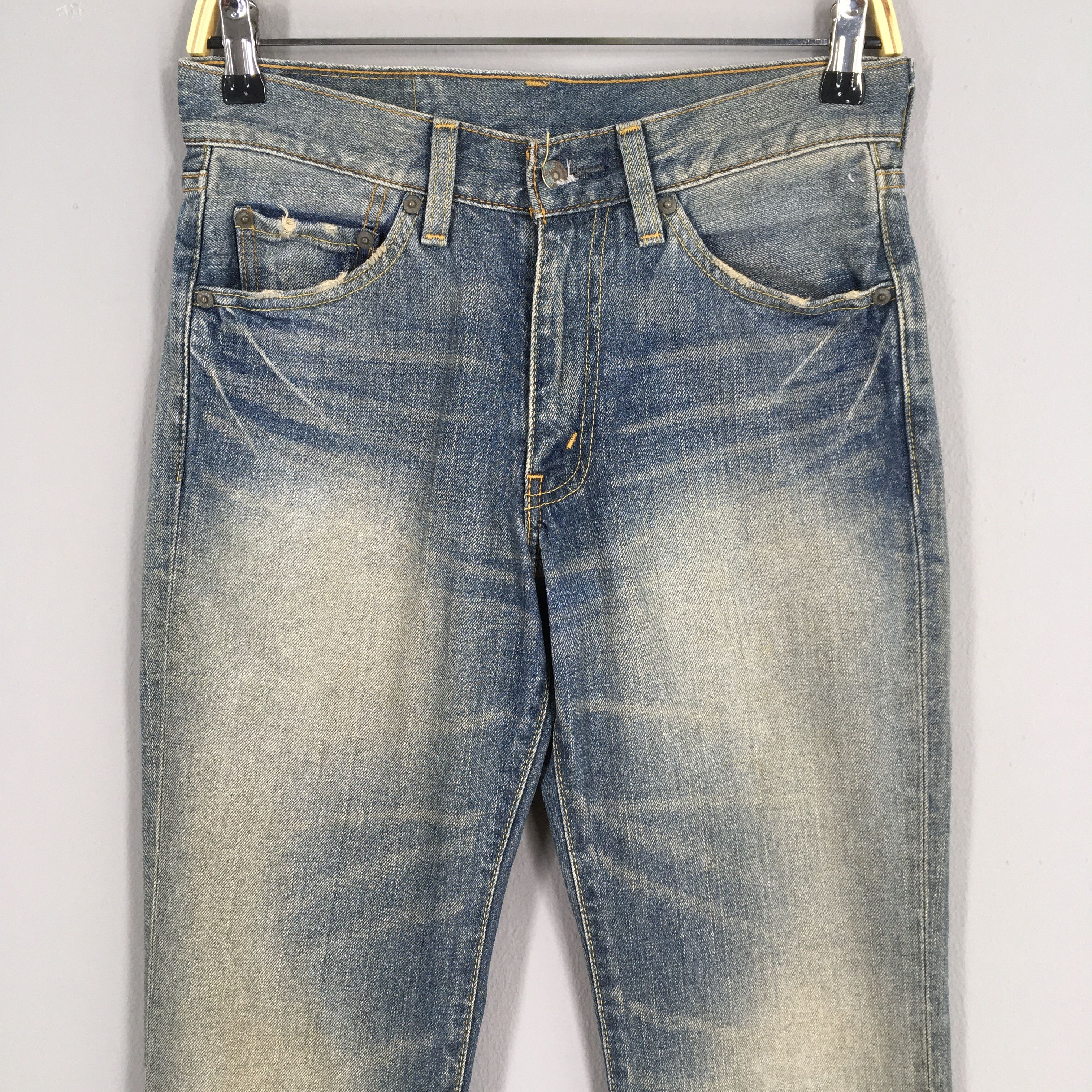 Levi's Size 27x31.5 Vintage Levi's 517 Bootcut Flare Jeans S1980 Size 27" / US 4 / IT 40 - 2 Thumbnail