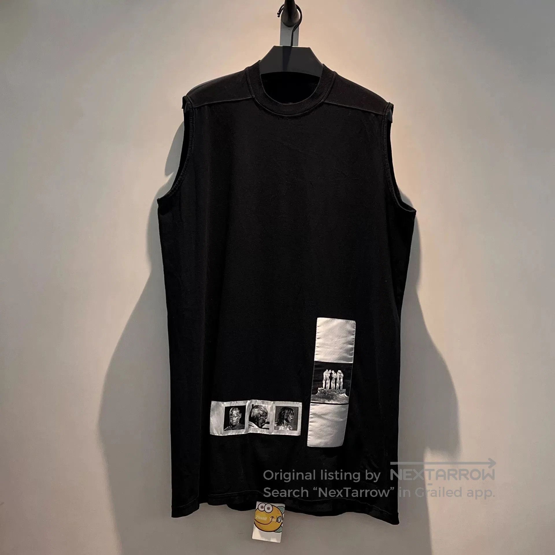 Rick Owens Drkshdw Rick Owens DRKSHDW Sleeveless Black Vest. Size US M / EU 48-50 / 2 - 1 Thumbnail