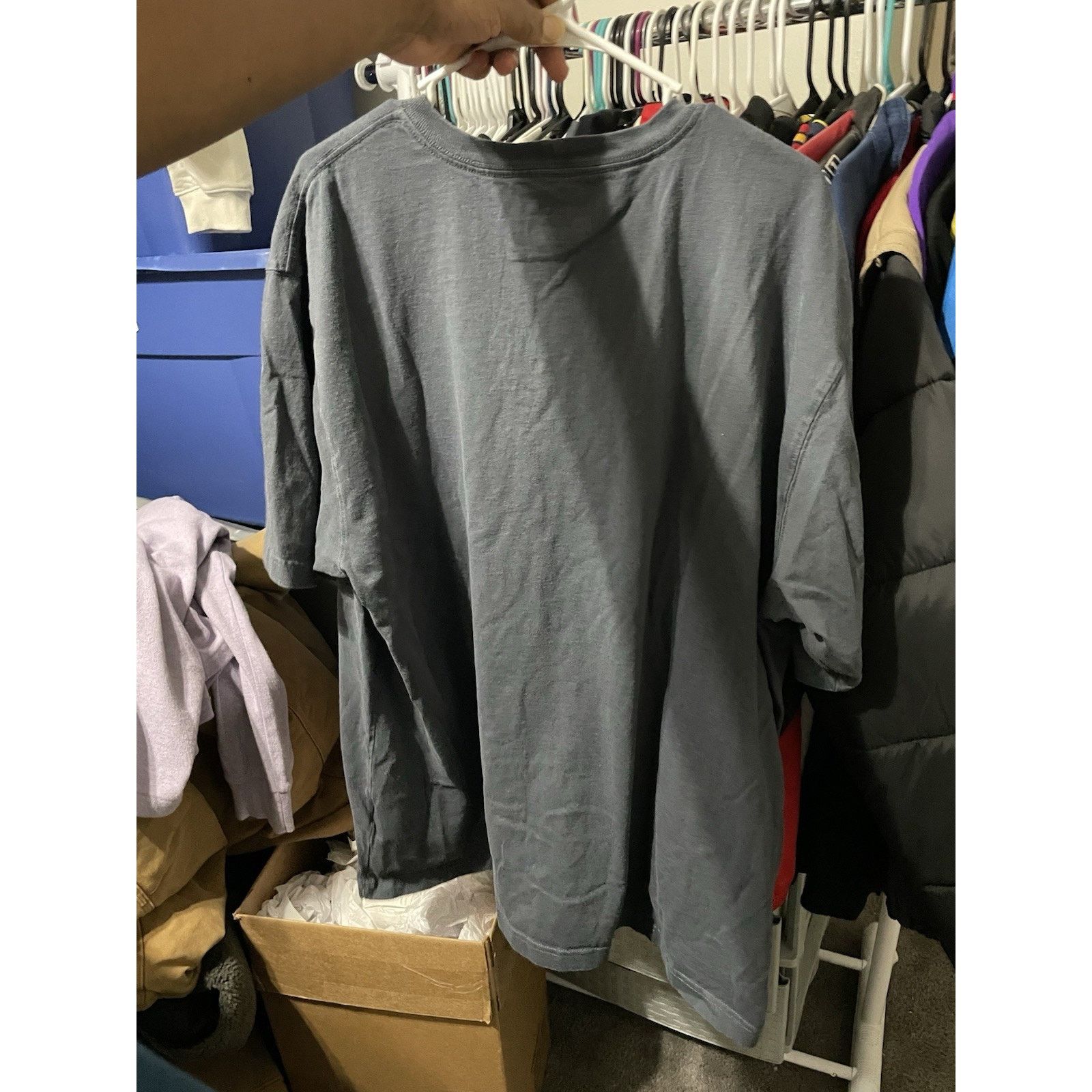 Carhartt Size 2XL- Carhartt Navy Blue Logo Pocket T-Shirt Crew Size US XXL / EU 58 / 5 - 2 Thumbnail