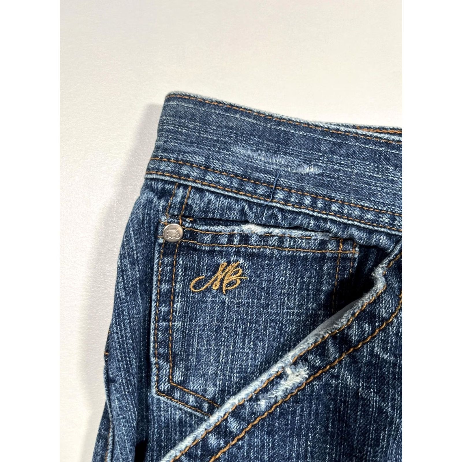 Vintage Makaveli Jeans Mens 38 Blue Baggy Hip Hop Y2K Streetwear Jeans Size US 38 / EU 54 - 7 Thumbnail