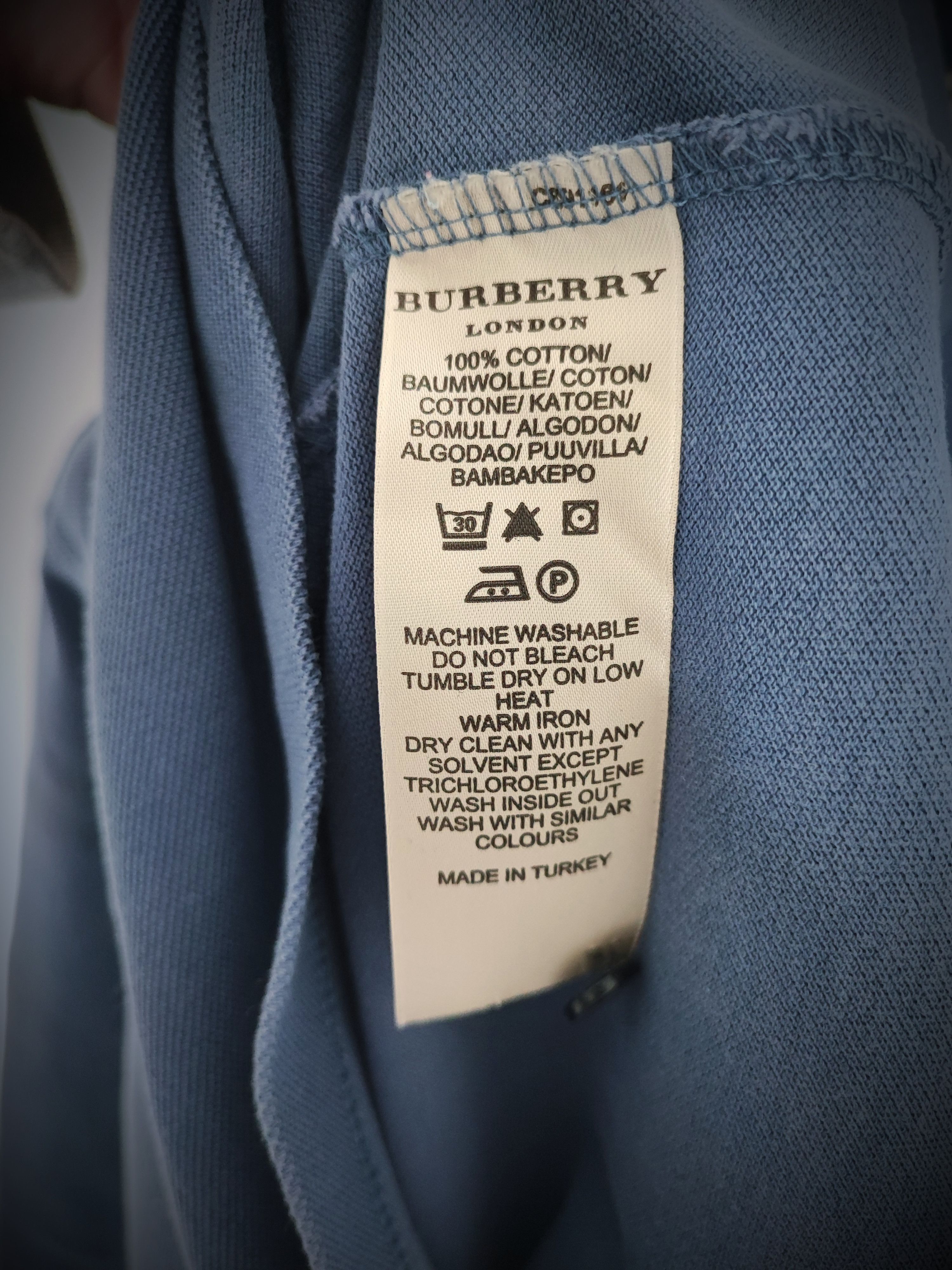 Burberry 🔥BURBERRY Polo size XL🔥 Size US XL / EU 56 / 4 - 6 Thumbnail