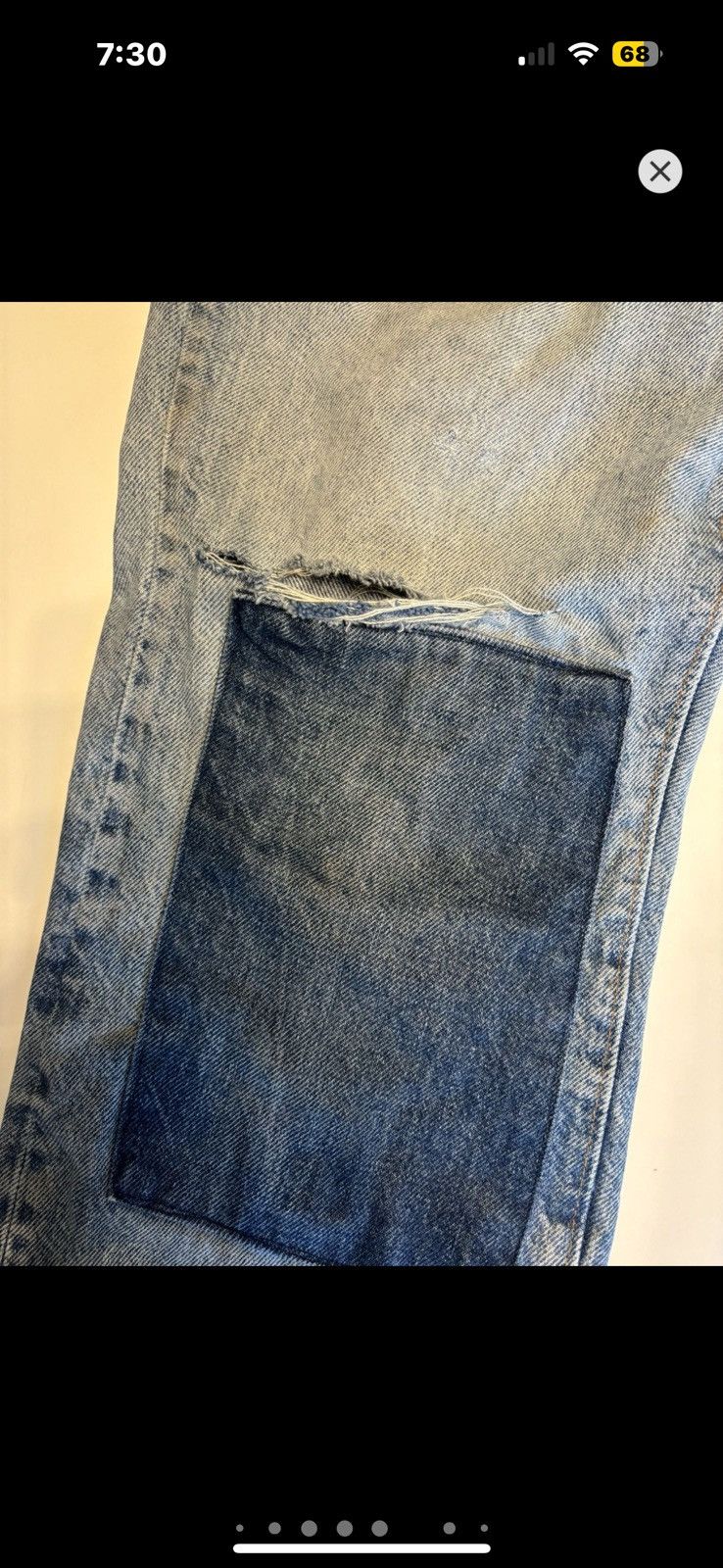 Levi's Vintage Clothing ***FINAL DROP***RARE 80s LEVIS PATCHWORK DISTRESS DENIM 36 Size US 36 / EU 52 - 14 Thumbnail