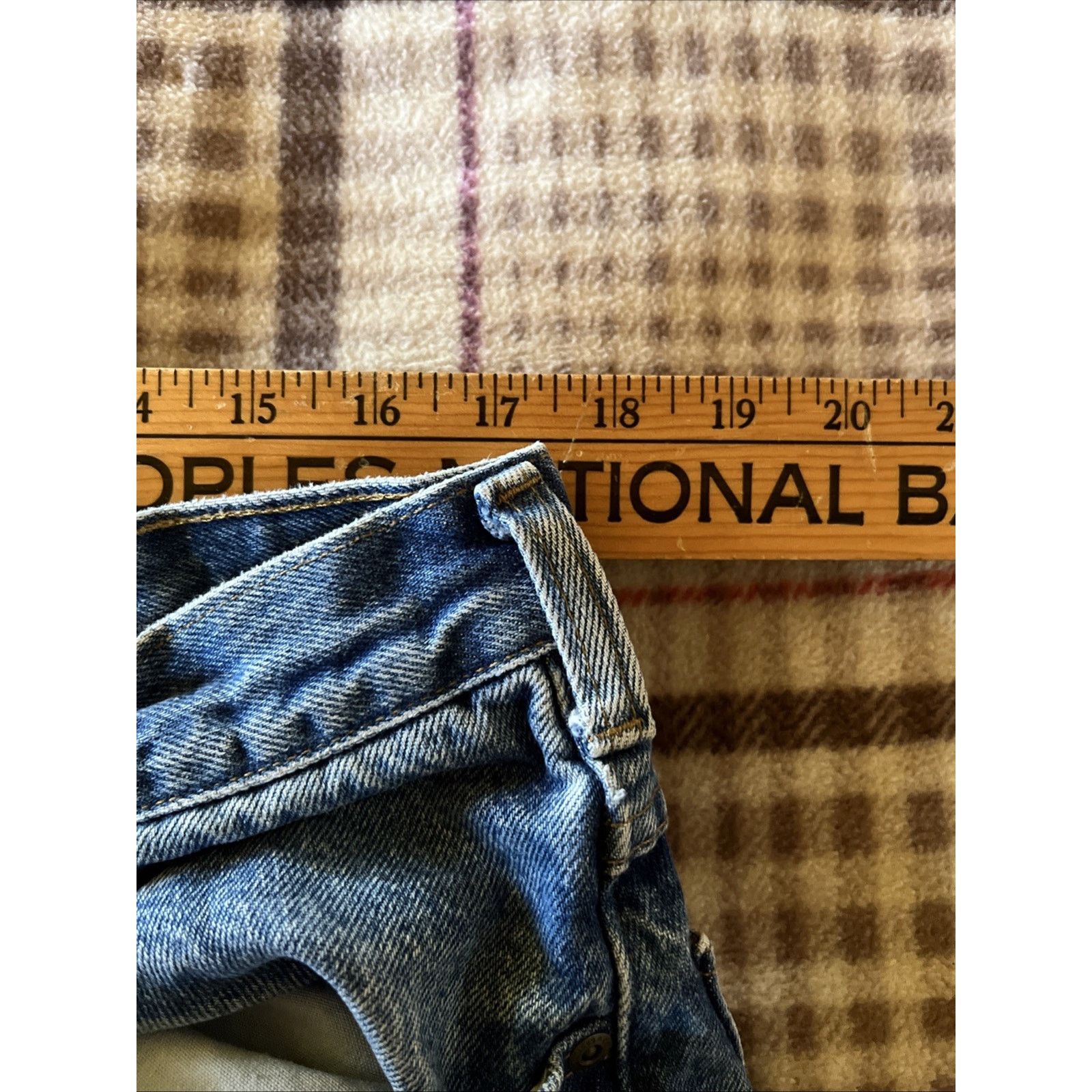 Carhartt Carhartt Jeans Men’s 35x27 Relaxed Fit Denim Blue Med Wash Size US 35 - 4 Thumbnail