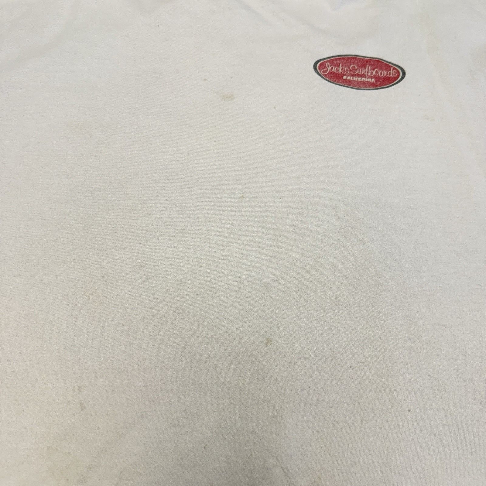 Vintage Vintage Jacks Surfboards T Shirt Mens 2XL 24x29.5 White Size US XXL / EU 58 / 5 - 6 Thumbnail