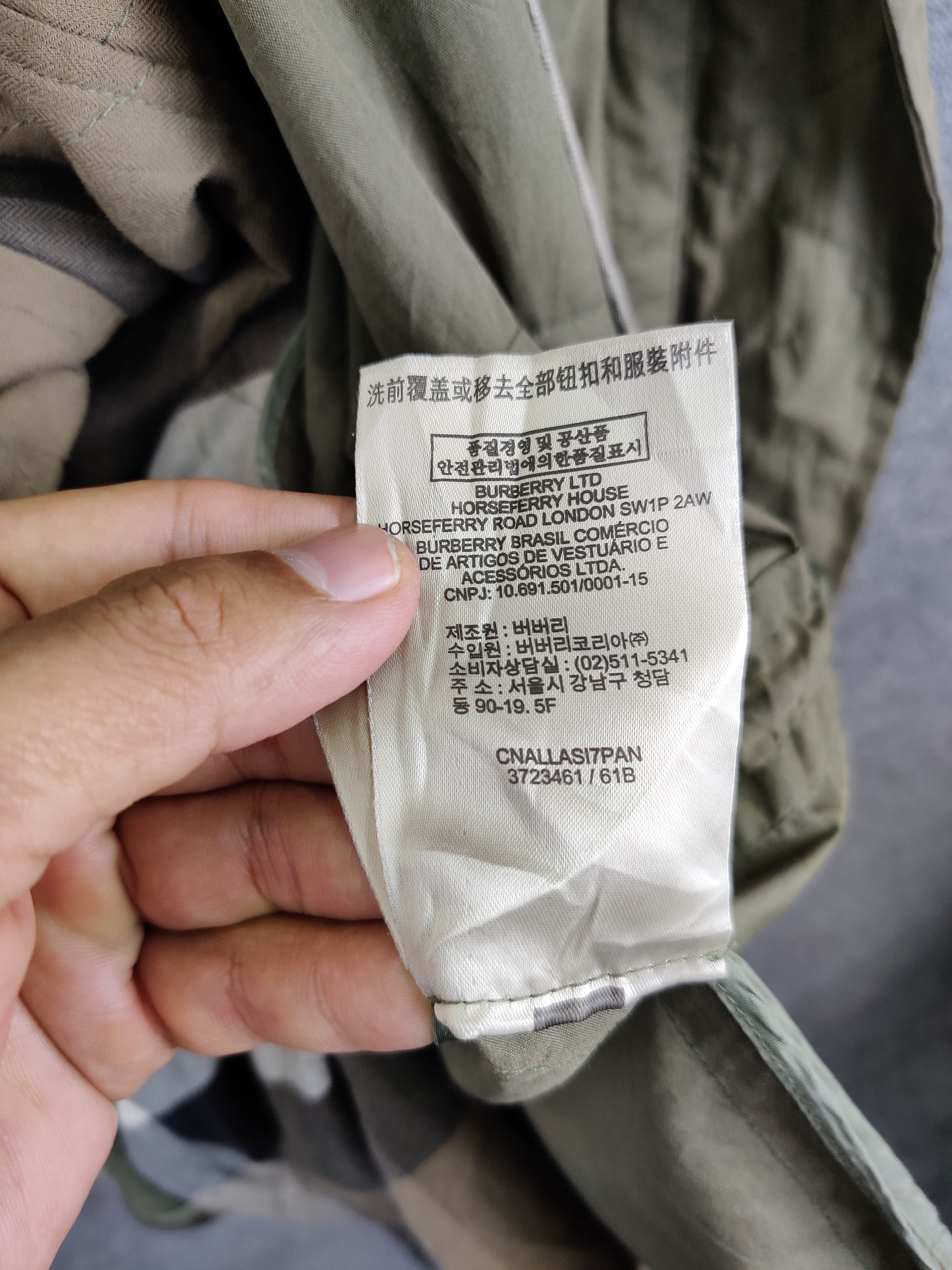Burberry Rare 🔥 Vintage Burberry Brit Military Jacket Olive Green Size US M / EU 48-50 / 2 - 13 Thumbnail