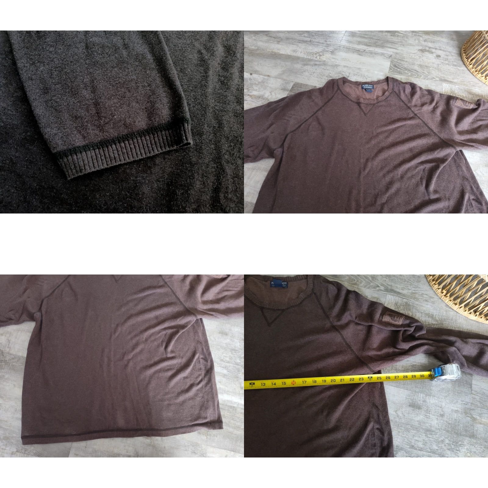 Ralph Lauren VINTAGE Ralph Lauren Polo Shirt Long Sleeve Men 2XL Casual Solid Brown 90s Y2K Size US XXL / EU 58 / 5 - 8 Thumbnail