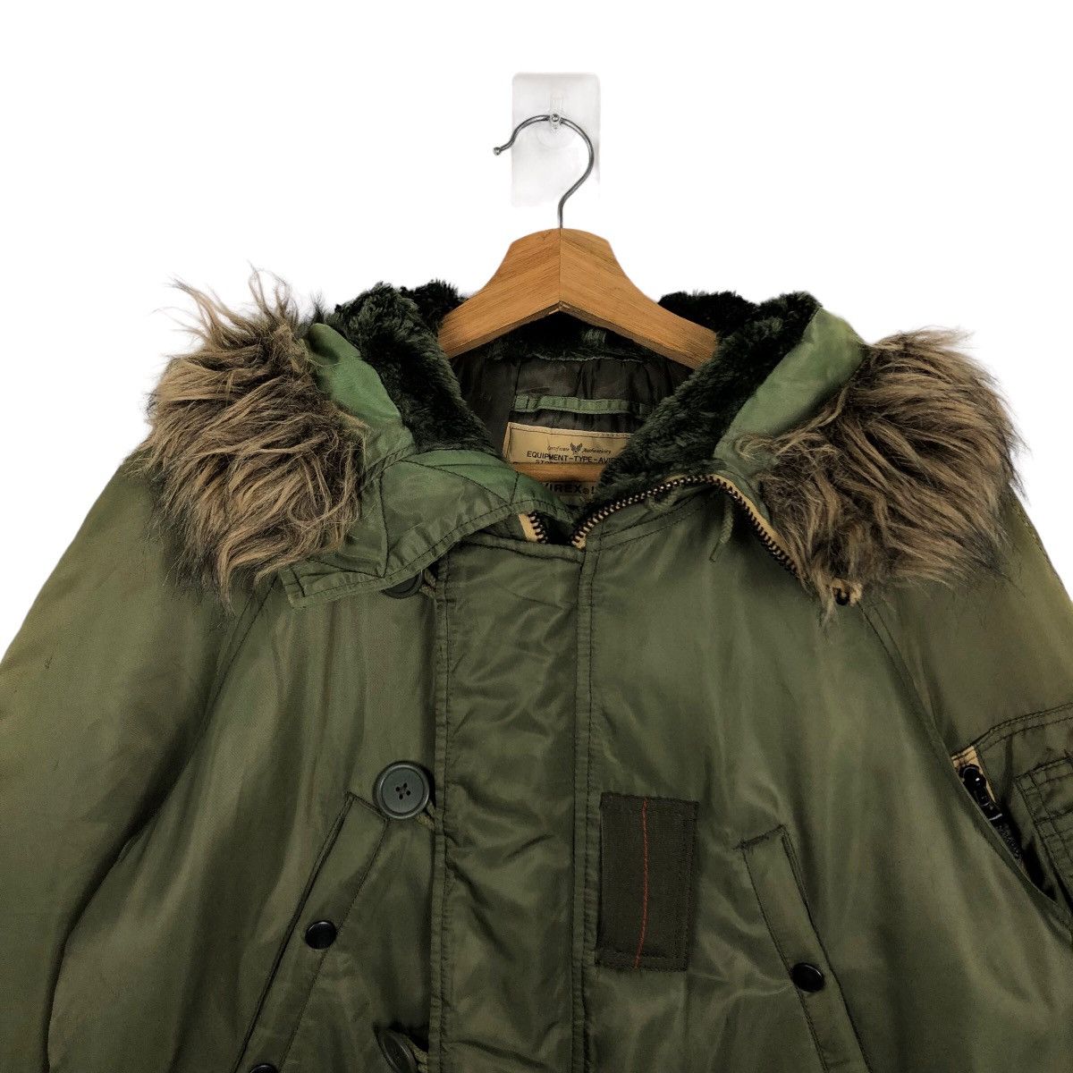 Avirex 🔥90s Bondage Riot Riot Bomber Jacket Avirex Mink Fur Hoodie Size US S / EU 44-46 / 1 - 3 Thumbnail