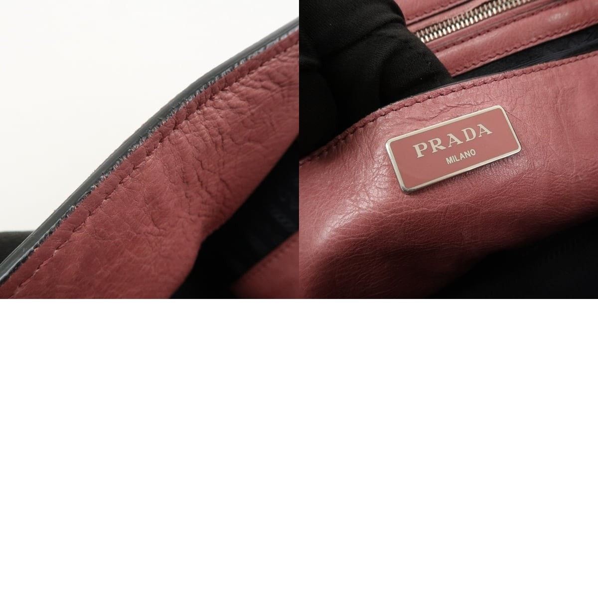 Prada Prada Logo Lock Calfskin Satchel Pink Size ONE SIZE - 8 Thumbnail