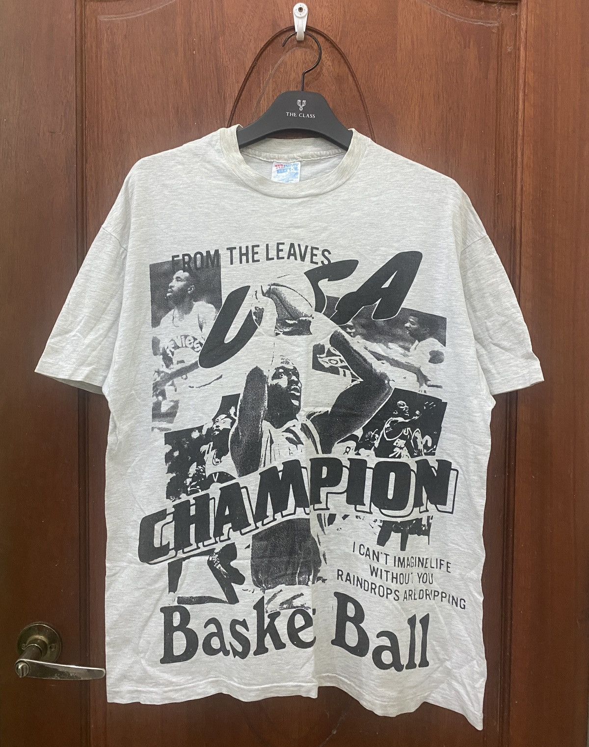 NBA Vintage Tee From The Leaves USA Basketball Champion Size US XL / EU 56 / 4 - 1 Thumbnail