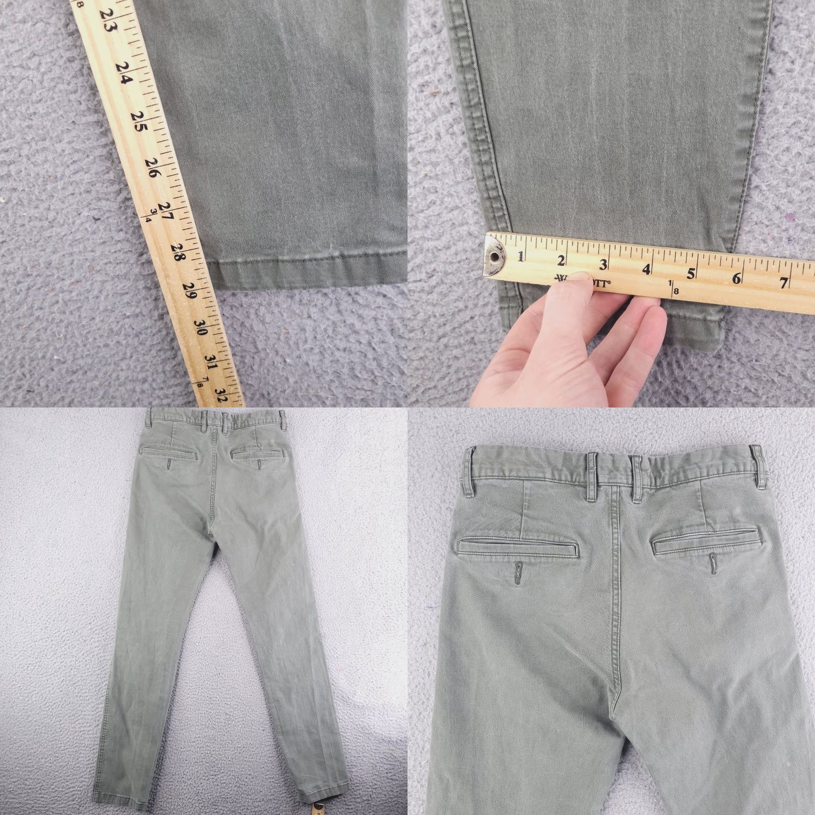 H&M H&M Jeans Mens 28x29 Green Olive Skinny Stretch Regular Waist 28 Inseam 29 Color Green Style Skinny Brand H&M Pants Jeans Mens Adult Mens Size US 28 / EU 44 - 8 Thumbnail