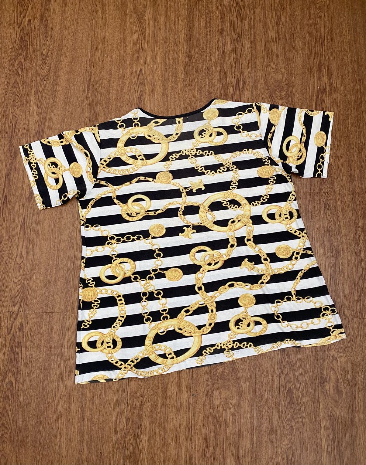 Celine Vintage Celine baroque t-shirt Size US L / EU 52-54 / 3 - 2 Thumbnail