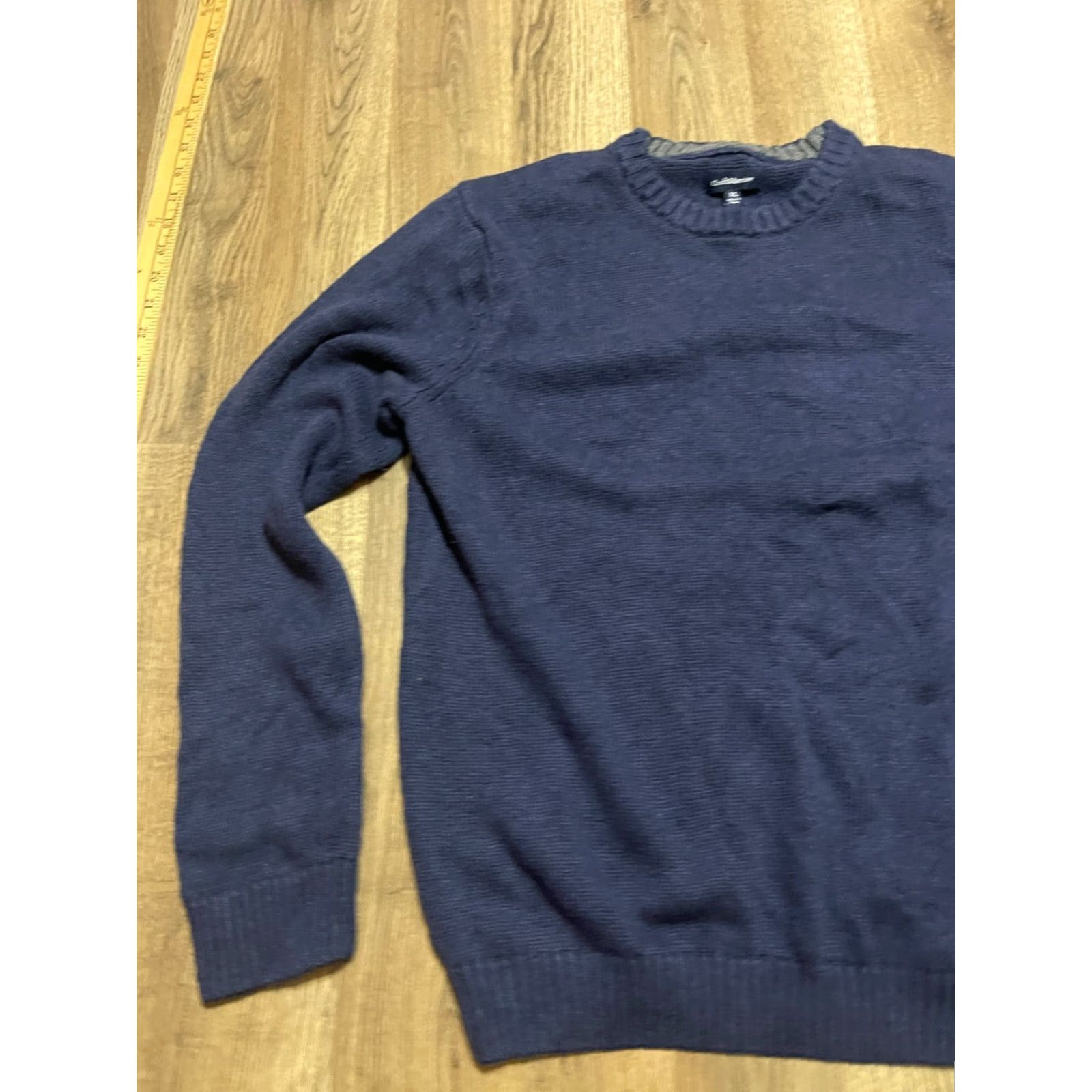 Croft & Barrow Croft & Barrow Sweater Mens Size Medium Blue Crew Neck Pullover Long Sleeve Casual Regular Knit 90s? Size US M / EU 48-50 / 2 - 3 Thumbnail
