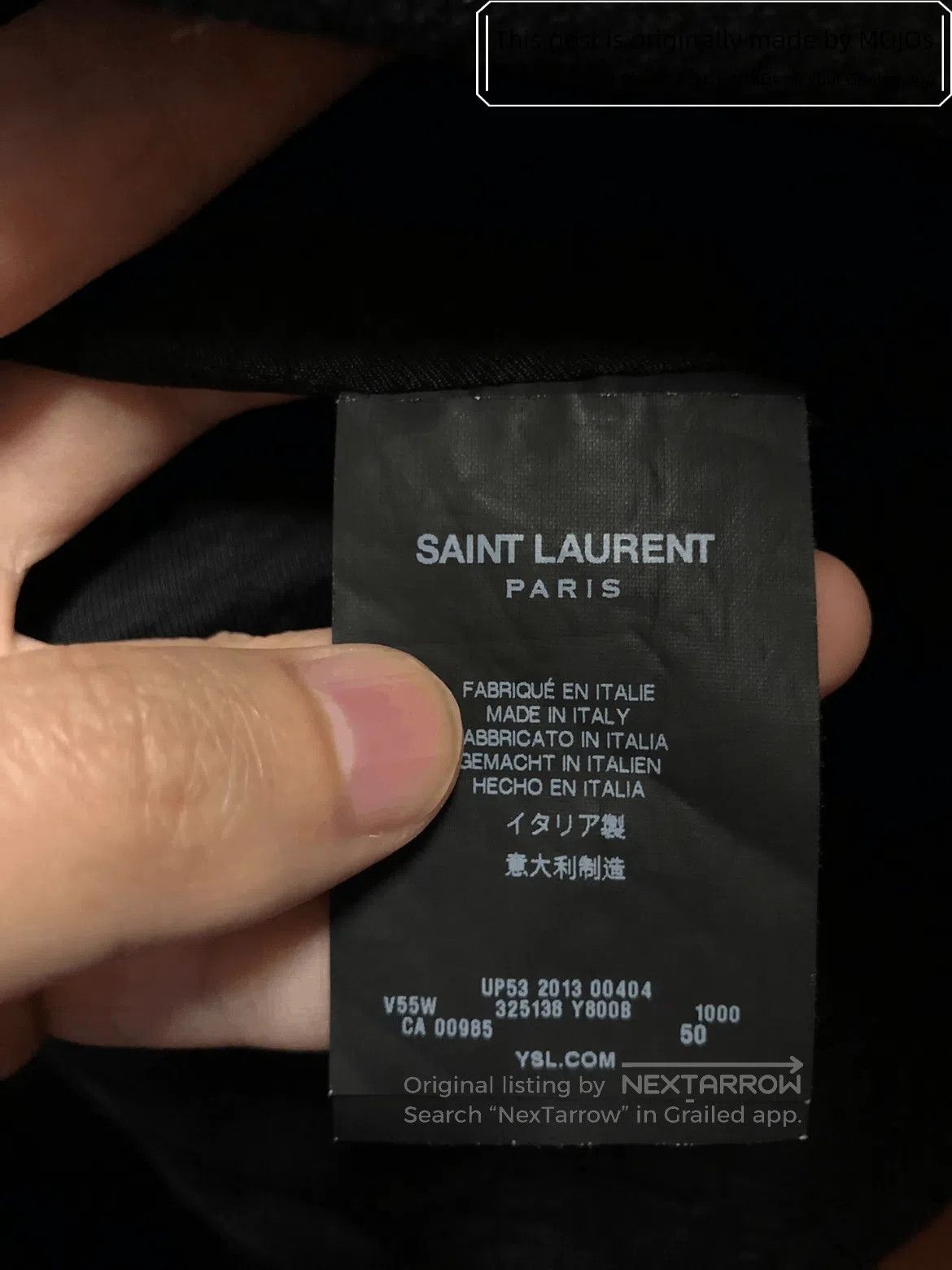 Saint Laurent Paris Sz 50 Saint Laurent Paris 13AW OG Teddy Jacket. Size US M / EU 48-50 / 2 - 9 Thumbnail