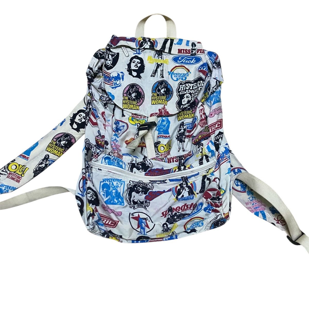 Hysteric Glamour Hysteric Glamour Full Print Drawstring Backpack Size ONE SIZE - 3 Thumbnail