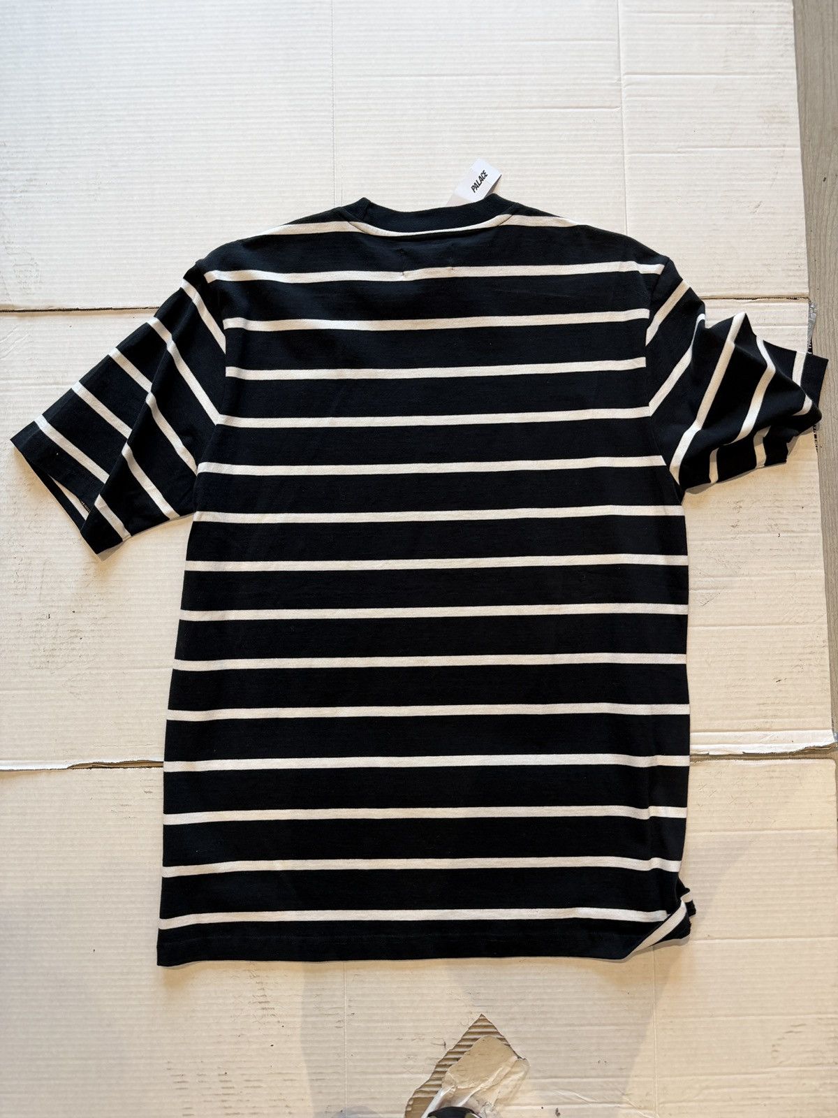 Palace Palace Logo Striped T-Shirt Black Size US L / EU 52-54 / 3 - 2 Thumbnail