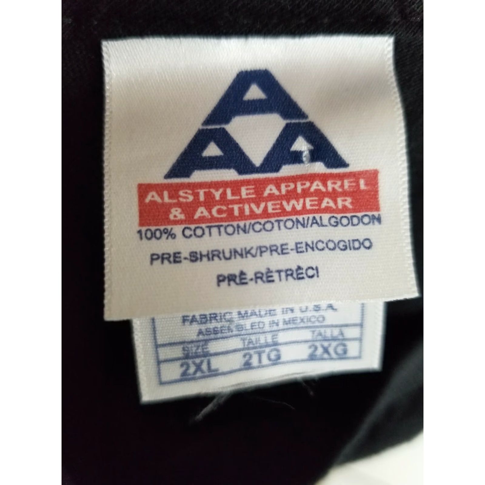 Vintage Vintage Alstyle Apparel & Activewear T-Shirt Mens 2XL Black Eagle Graphic 90s Alaska Flag Shirt Size US XXL / EU 58 / 5 - 4 Thumbnail