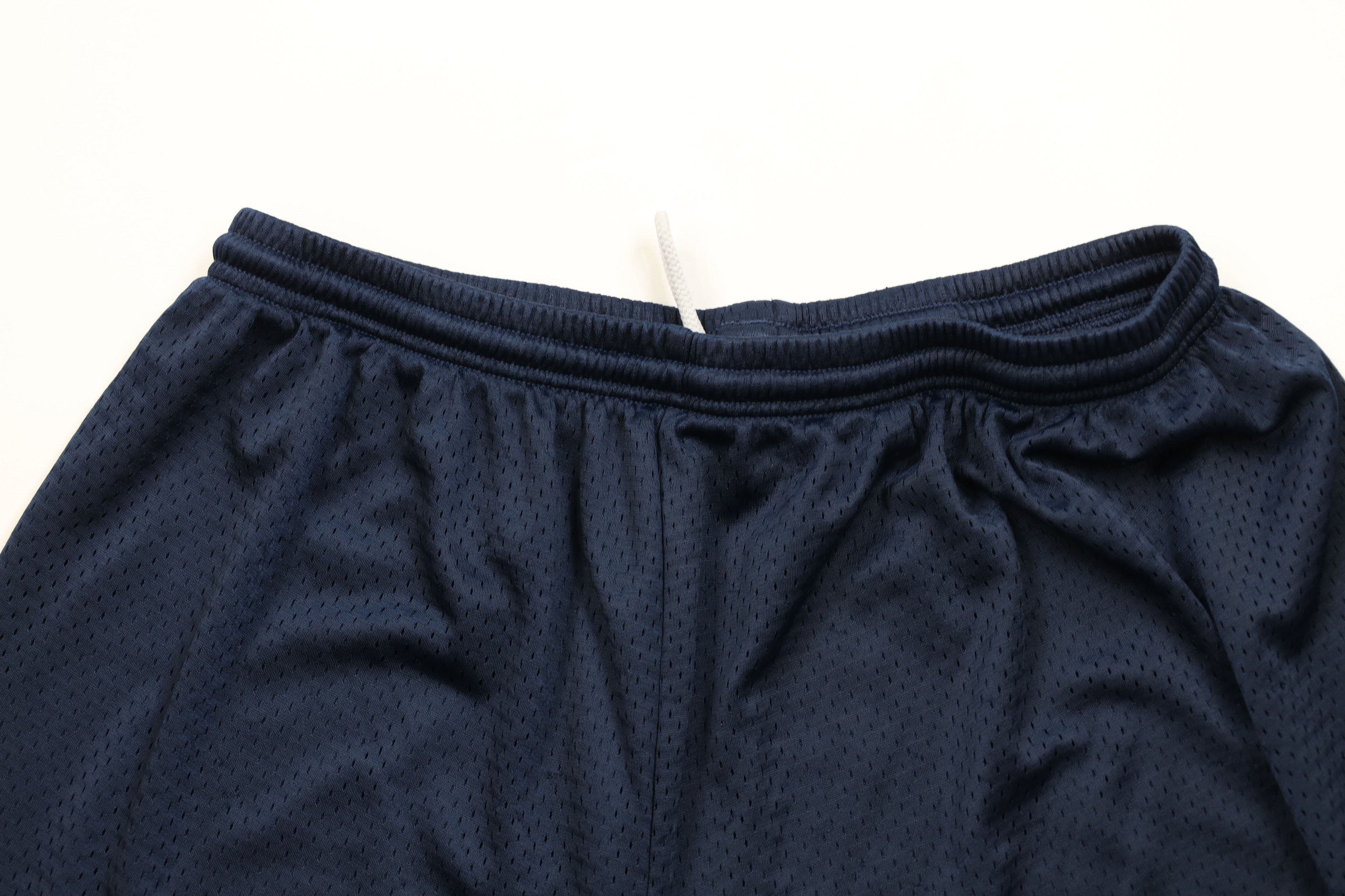 Nike × Vintage Vintage 90s Y2K Nike Mini Swoosh Above Knee Shorts Blue Size US 36 / EU 52 - 2 Thumbnail
