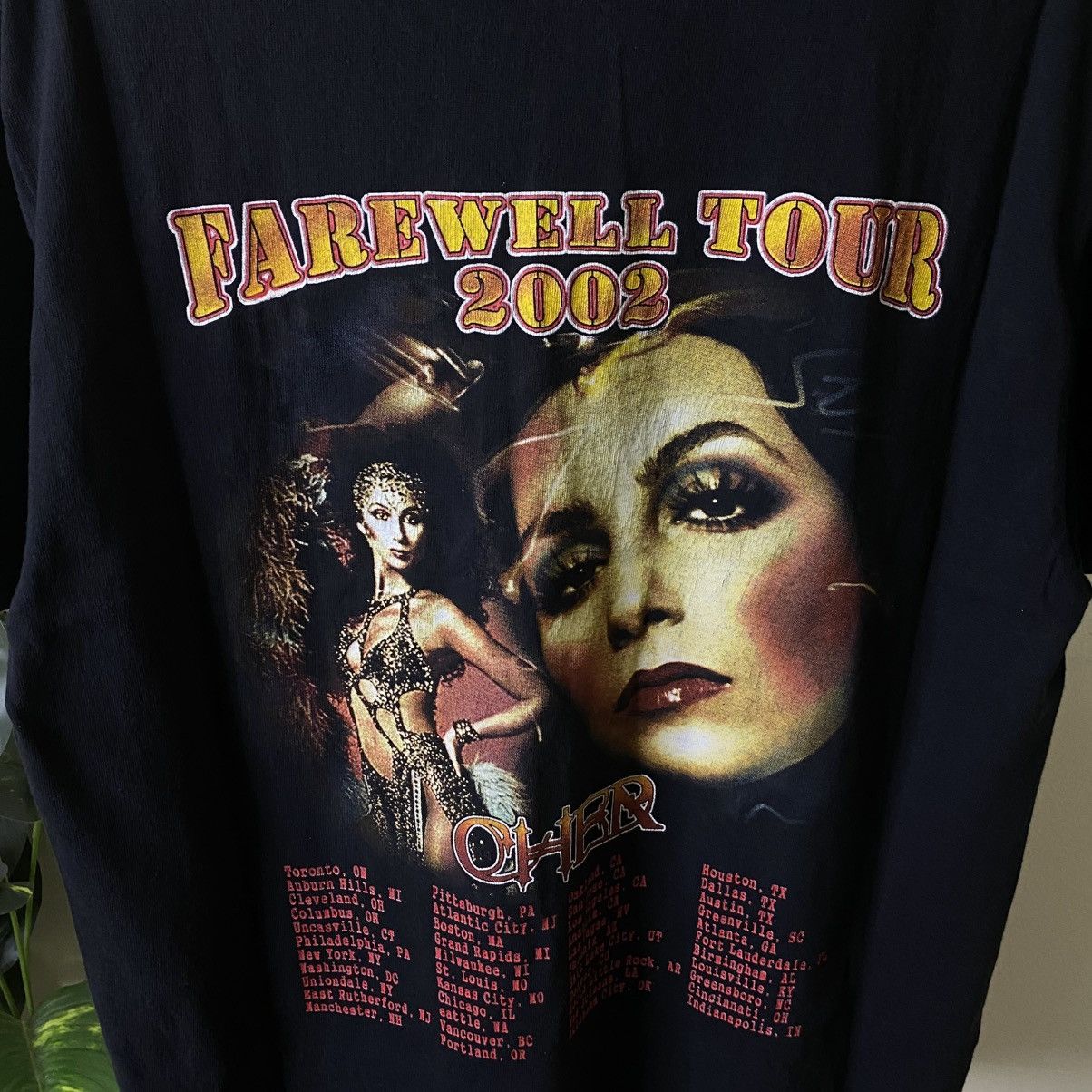 Band Tees Vintage CHER Farewell Tour 2002 Concert Band Music T Shirt Size US L / EU 52-54 / 3 - 6 Thumbnail