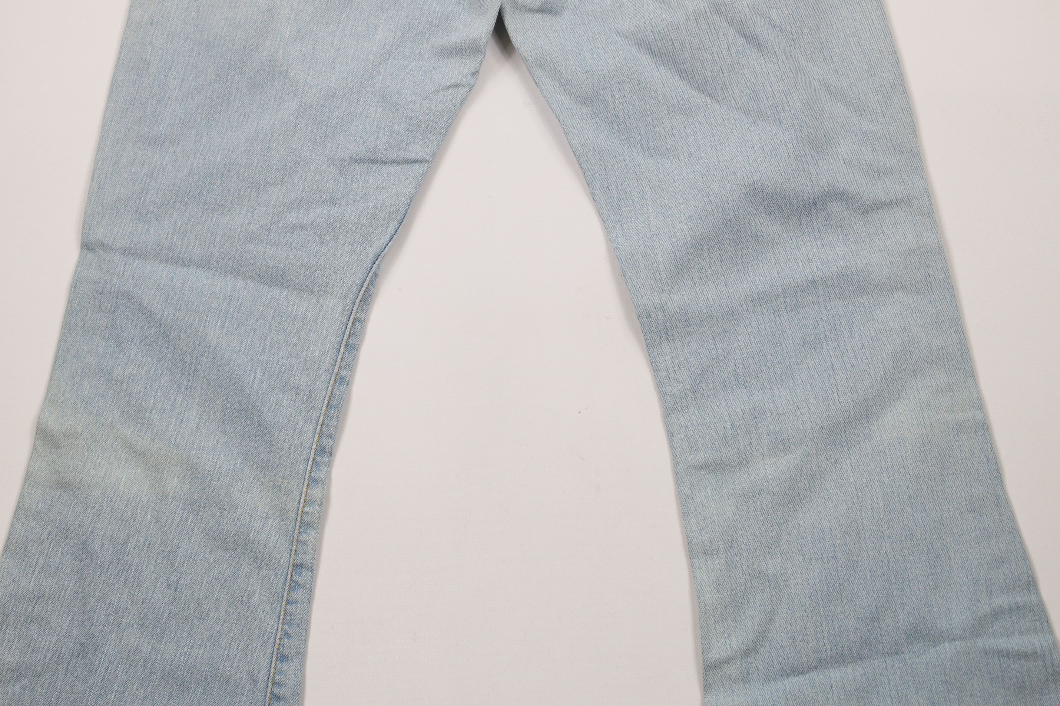 Levi's × Vintage Vintage Y2K 2005 Levis 519 Babydoll Low Rise Flared Jeans Size 30" / US 8 / IT 44 - 12 Thumbnail
