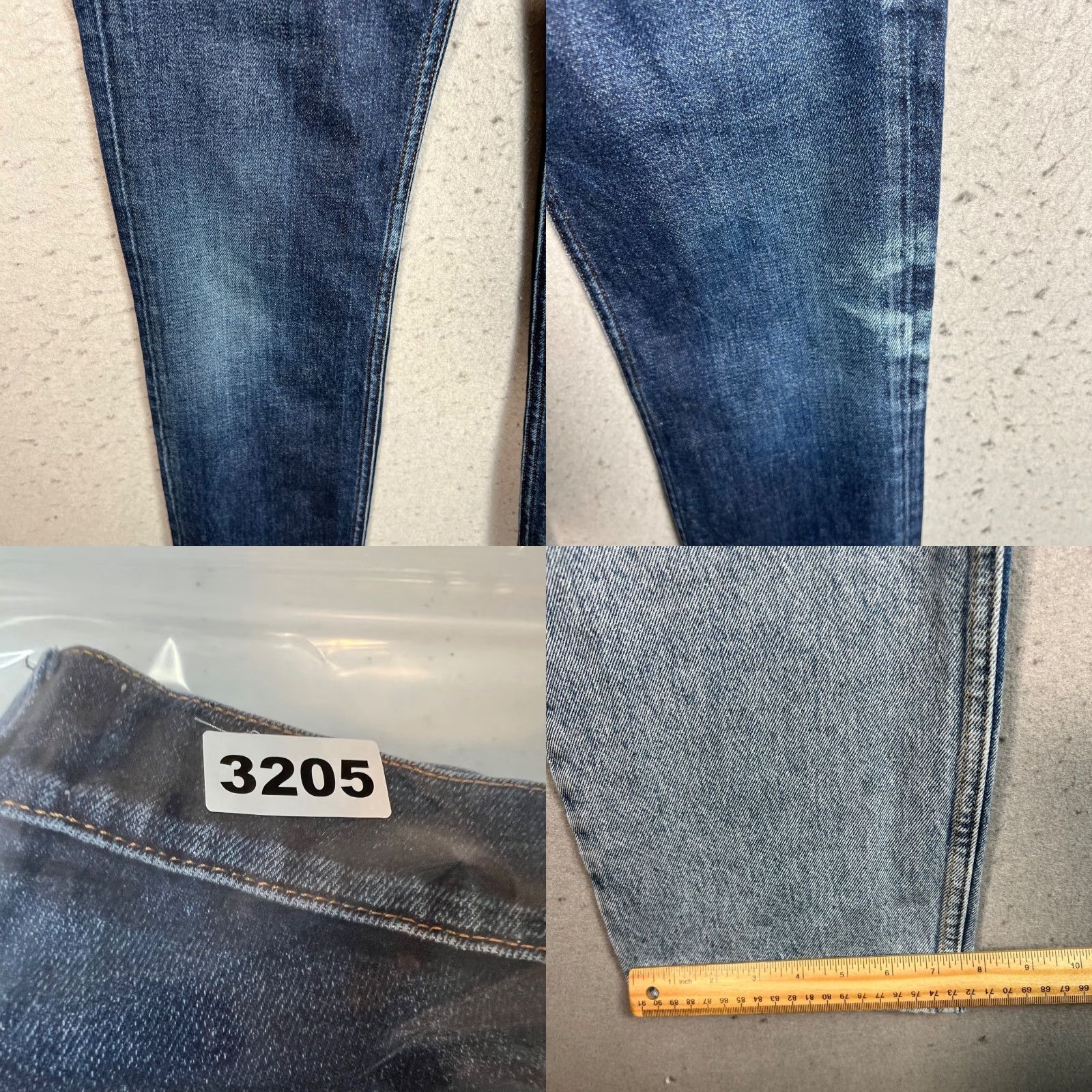 Acne Studios Acne Studios Jeans Slim 28x32 Blue Denim Cotton Elastane 5-Pocket Slim Fit Adult Mens Retro? (Wait) Size US 28 / EU 44 - 9 Thumbnail