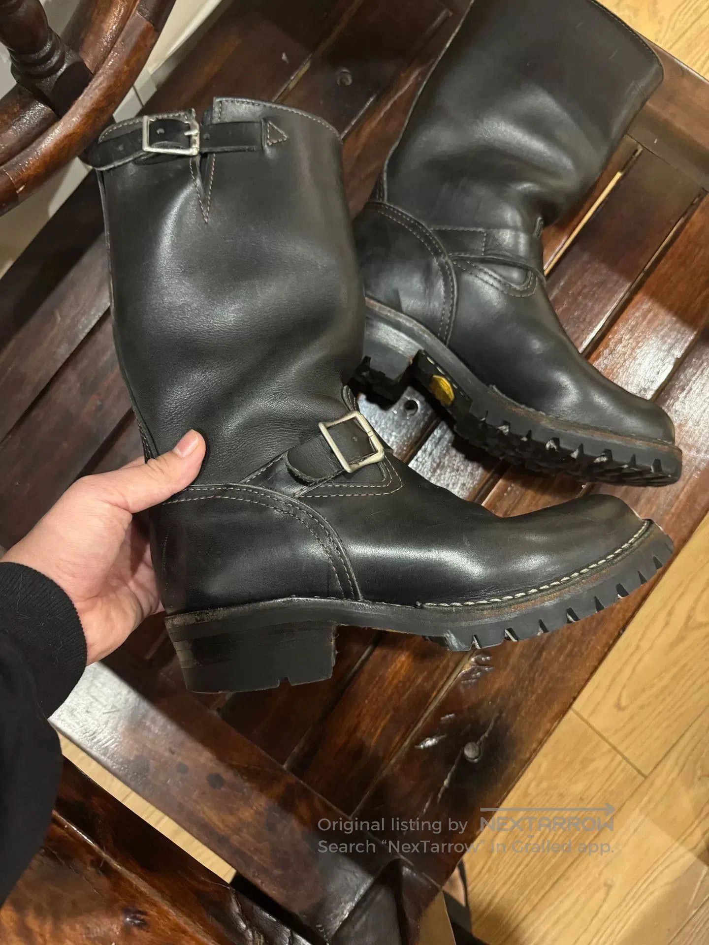 WESCO Wesco Boss Black Engineer Boots for Sale. Size US 8 / EU 41 - 3 Thumbnail