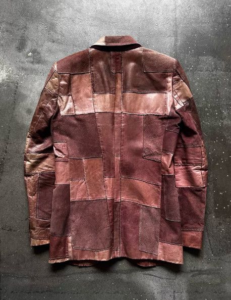 Number (N)ine Number (N)ine 2001SS Runway Cowhide Panelled Jacket Size 40S - 4 Thumbnail