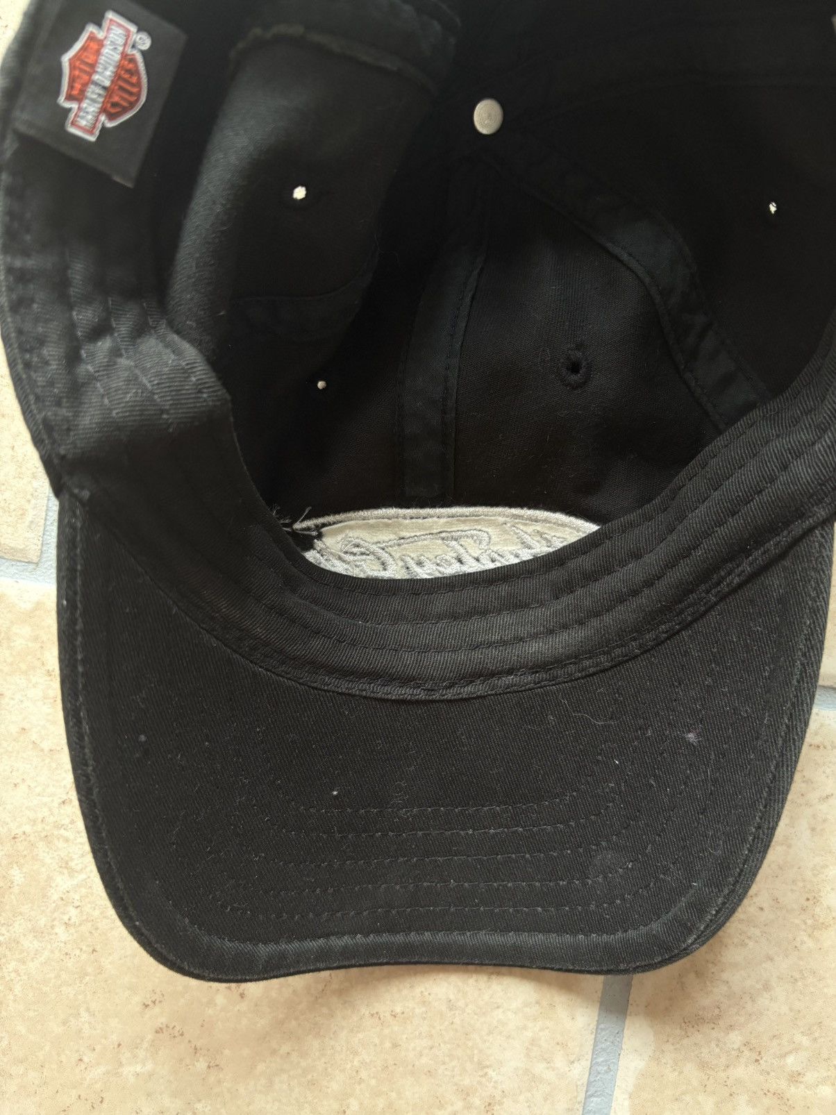 Harley Davidson × Vintage Harley Davidson Harley Girl Vintage Streetwear Baseball Cap Size ONE SIZE - 8 Thumbnail