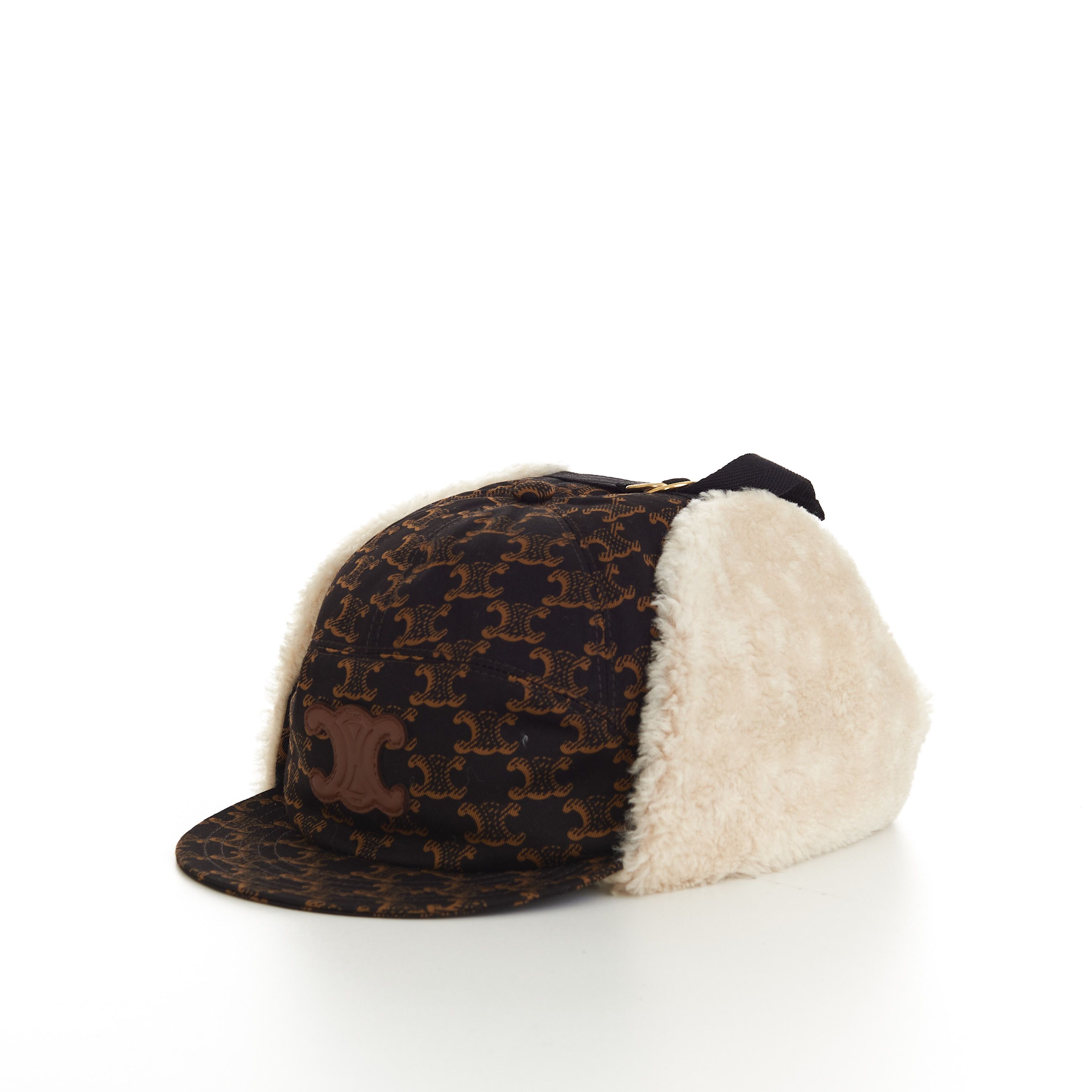 Celine Triomphe Chapka Hat In Monogram Cotton Size S Size ONE SIZE - 2 Thumbnail