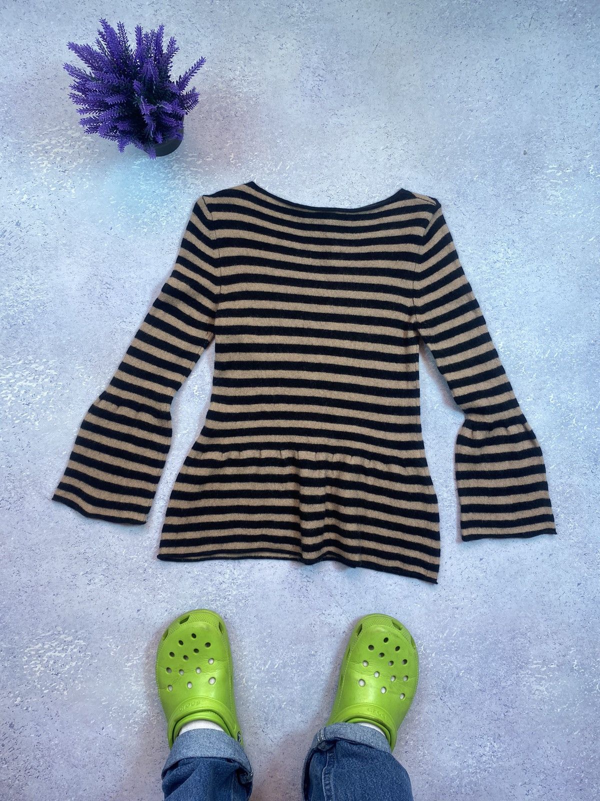 Herno Herno Women’s Wool Striped Sweater Size 44 Size M / US 6-8 / IT 42-44 - 4 Thumbnail