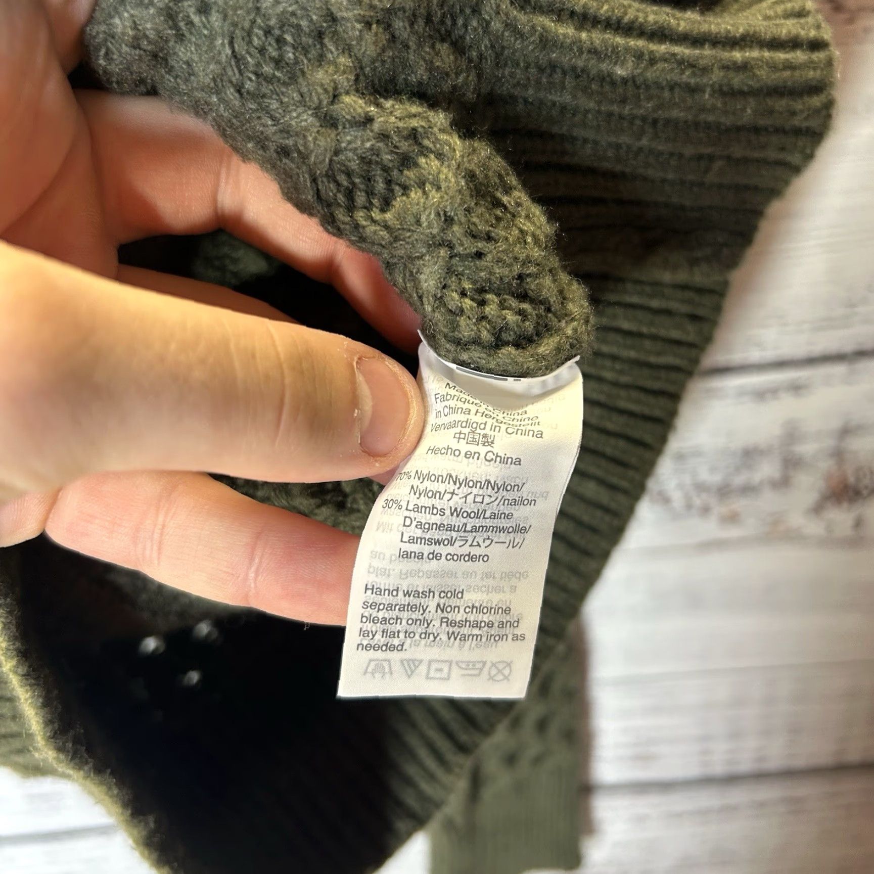 J.Crew J. Crew Sweater Cable-Knit Wool Blend Lambswool Green Women’s XXS Crew Neck Pullover Knit Shirt Size XXS / US 00 / IT 34 - 4 Thumbnail