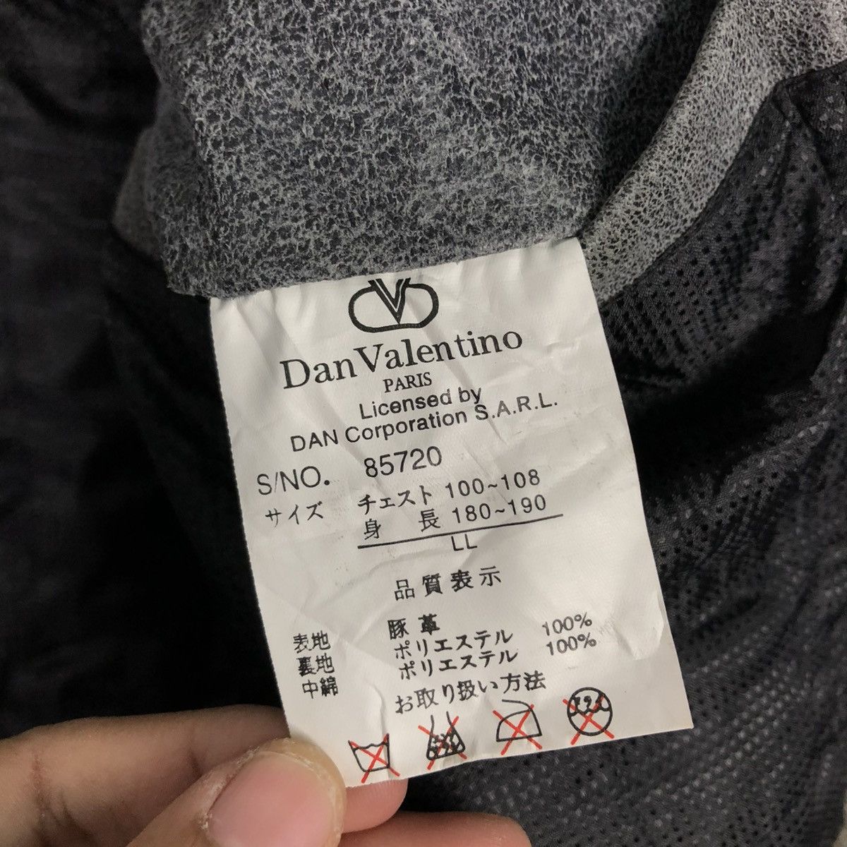 Japanese Brand 🔥VINTAGE BOMBER LEATHER JACKET BIKER DAN VALENTINO PARIS Size US L / EU 52-54 / 3 - 21 Thumbnail