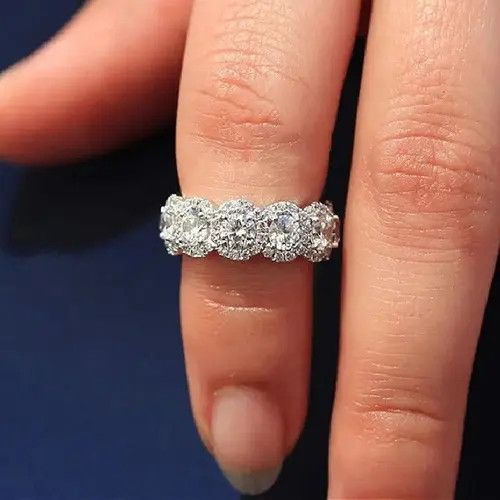 VIBE Sparkling Cubic Zirconia Ring ( Size 6 to 10 ) Size ONE SIZE - 1 Thumbnail