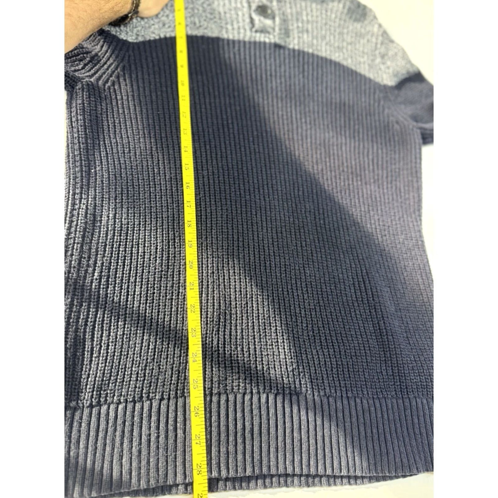 Banana Republic Banana Republic Mens Sweater Blue Shawl Collar Button Pullover Knit Regular Fit Casual Workwear Fall Winter M Shirt? Size US M / EU 48-50 / 2 - 5 Thumbnail