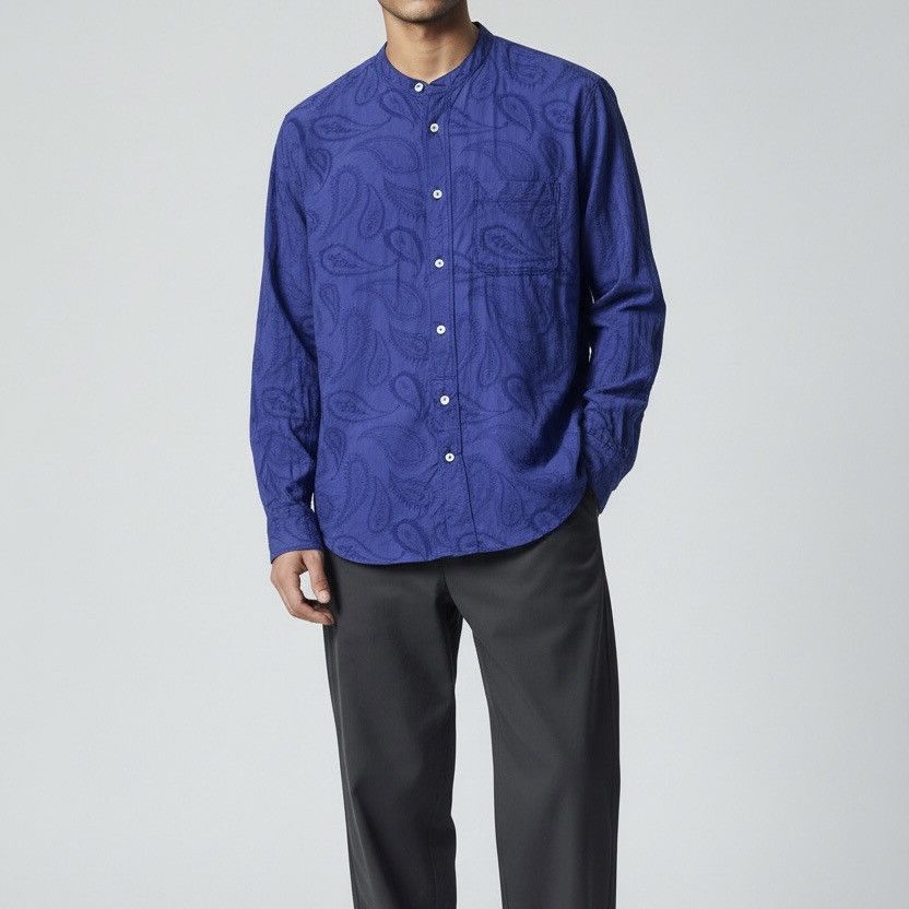 United Arrows United arrows paisley textured material shanghai collar Size US M / EU 48-50 / 2 - 1 Thumbnail