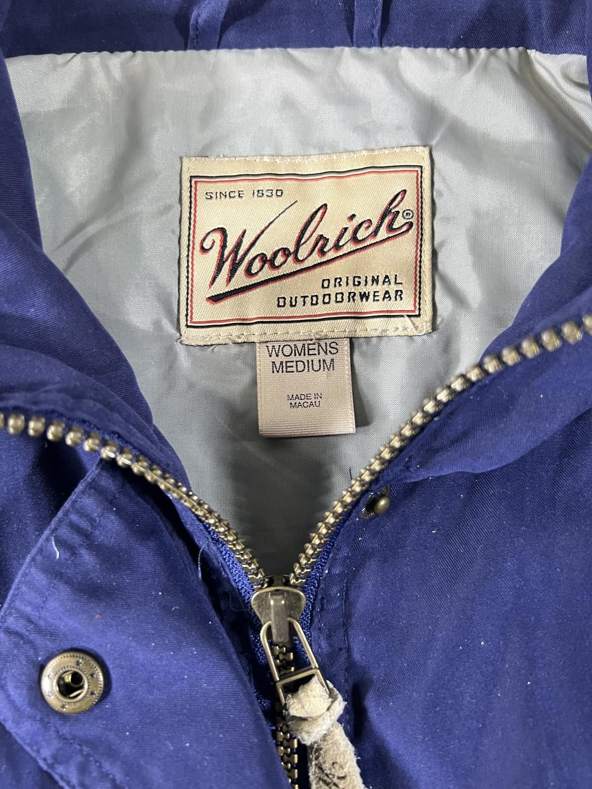 Woolrich Woolen Mills Woolrich Women's Medium Blue Outdoor Jacket Size M / US 6-8 / IT 42-44 - 2 Thumbnail