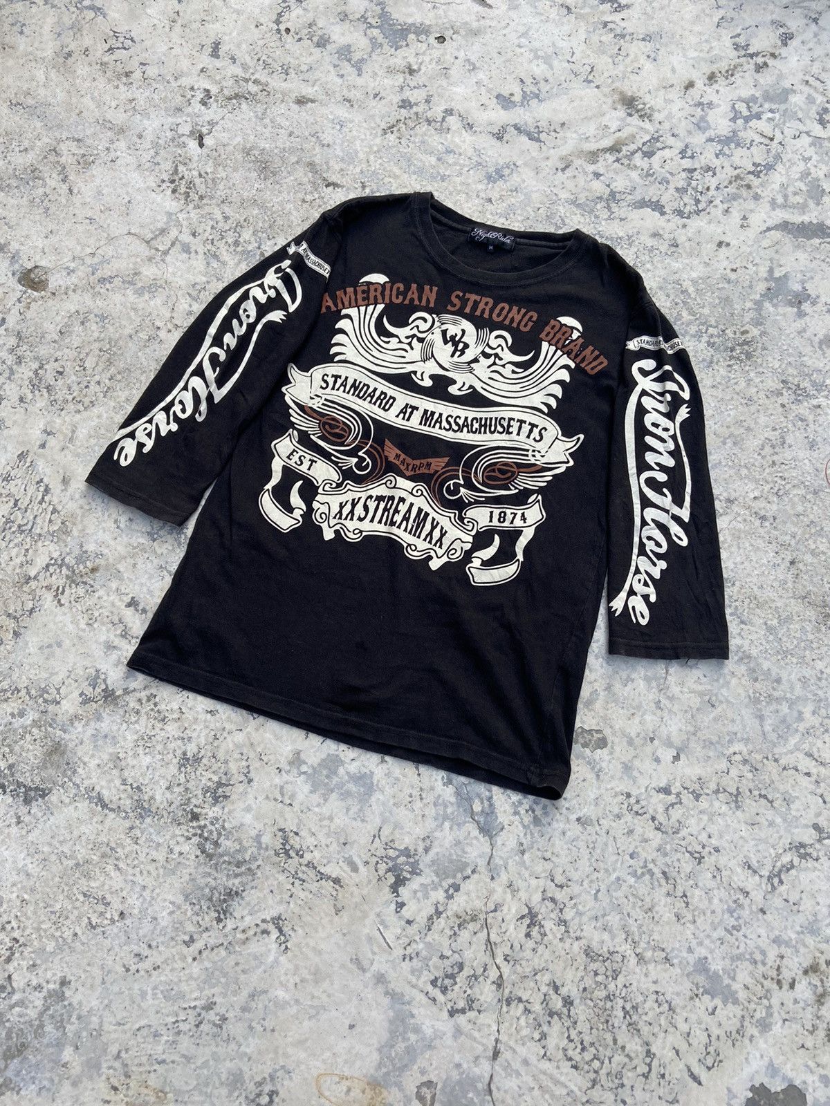 Hysteric Glamour × If Six Was Nine × Japanese Brand 2000s night rider reglan street fight club long sleeve Size US S / EU 44-46 / 1 - 4 Thumbnail