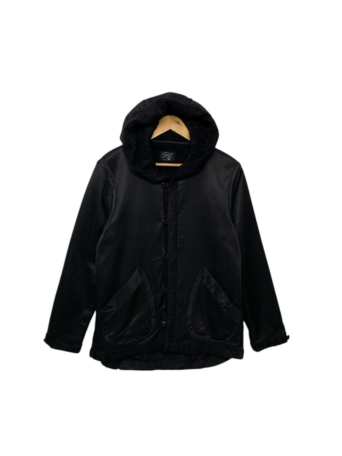 Rare Schott X Beams Hoodie Button Ups Acrylic Jacket