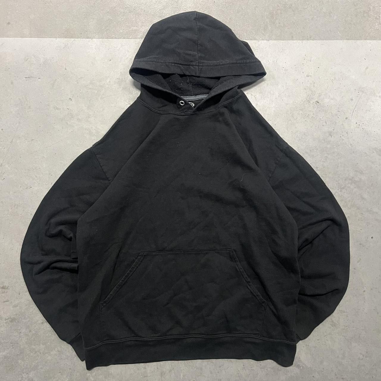 Vintage Vintage Y2K/2000s Blank Black grunge essential Hoodie! Size US XS / EU 42 / 0 - 1 Thumbnail