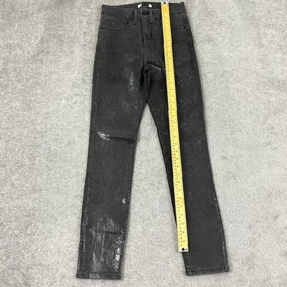 Good American Good American Pants Womens Size 2 Gray Snake Foil Skinny Waist Good Size 26" / US 2 / IT 38 - 6 Thumbnail
