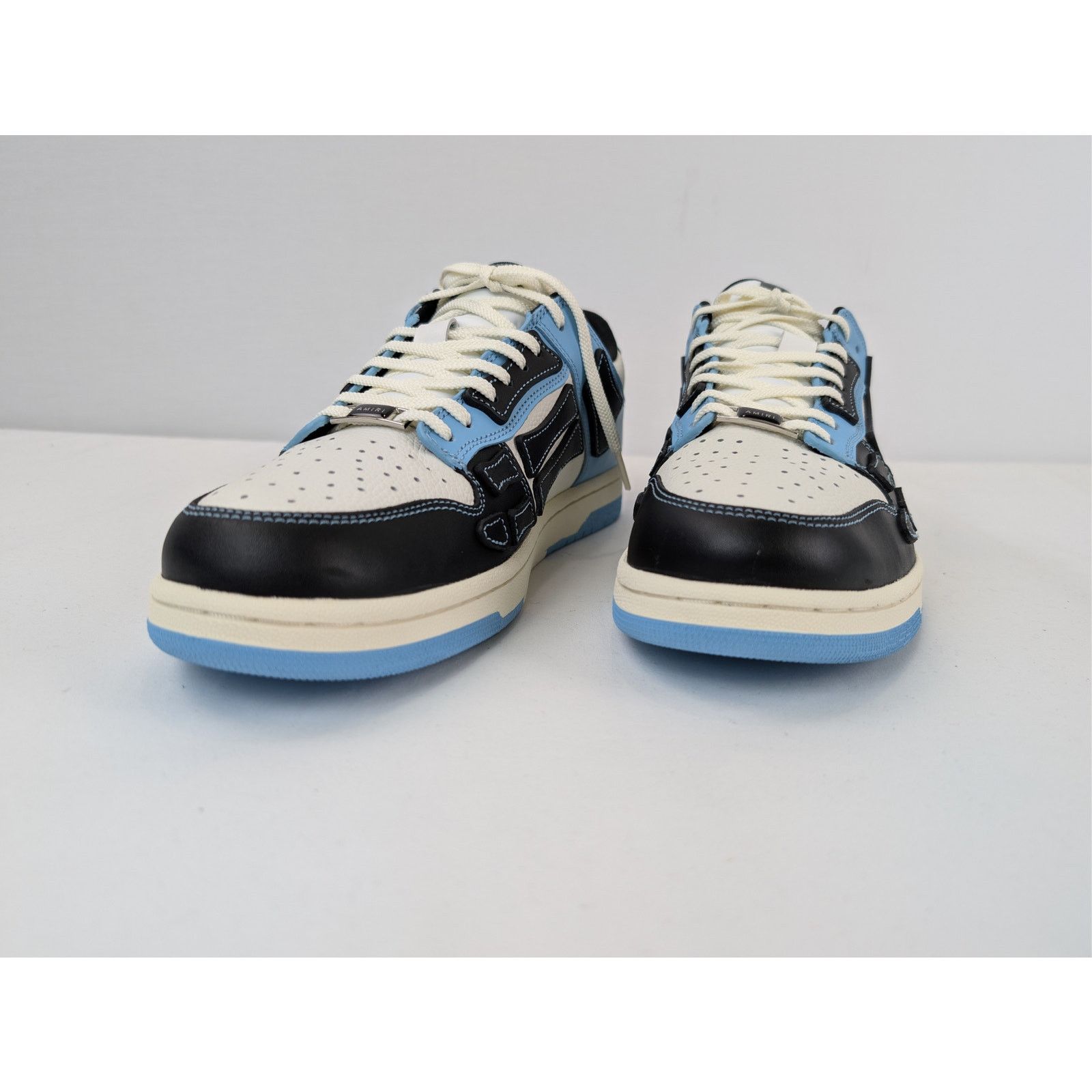 Amiri o1rshd1 Skel Low-Top Sneakers in Air Blue Size US 13 / EU 46 - 8 Thumbnail