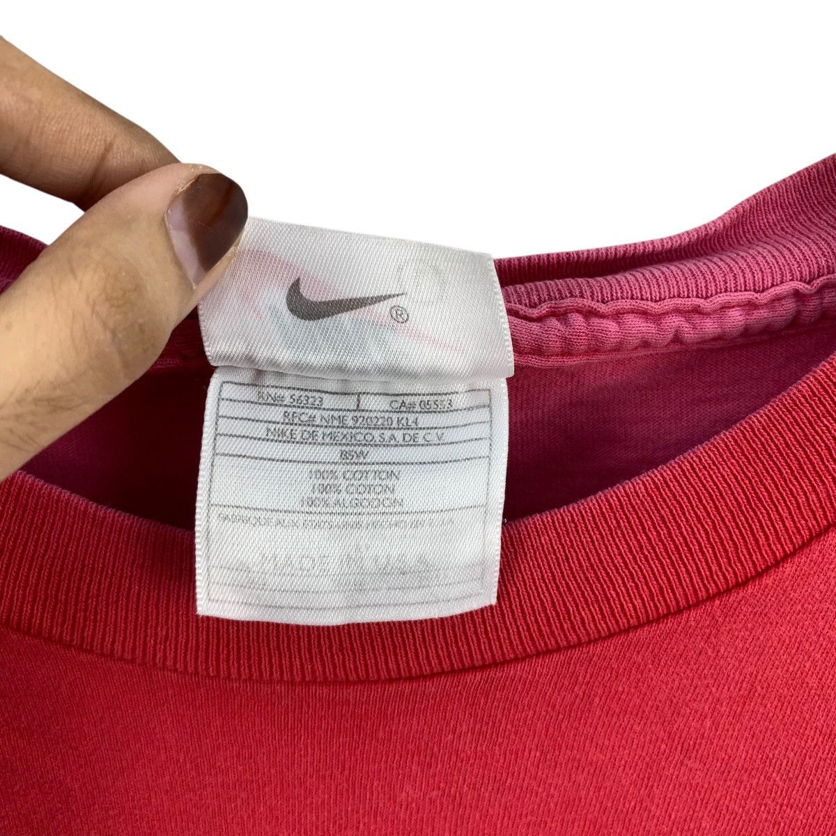 Nike Vintage 90’ NIKE MADE IN USA Embroidered Logo Tee Shirt Top Size US L / EU 52-54 / 3 - 8 Thumbnail