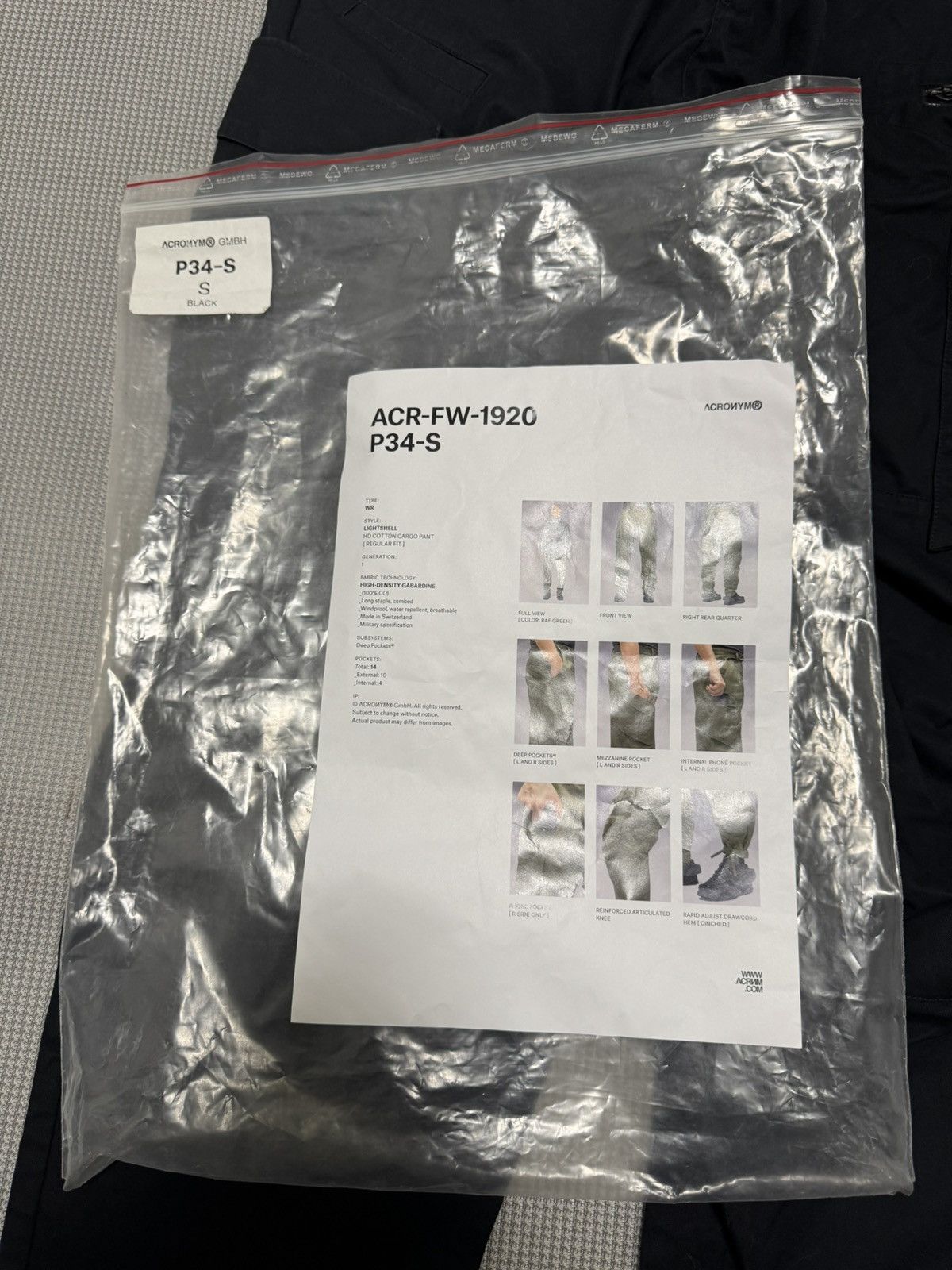 Acronym acronym p34-s black Size US 30 / EU 46 - 3 Thumbnail