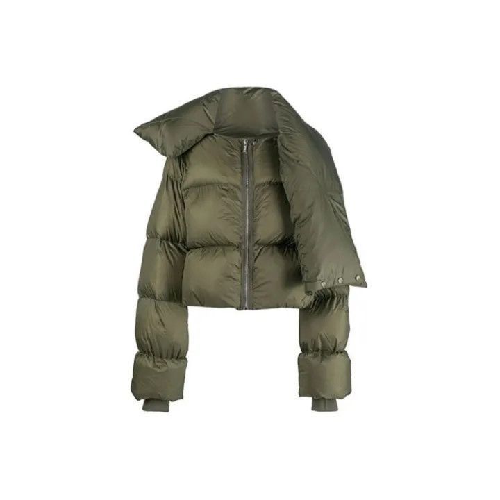 Other Rick Owens Green Casual Zip Jacket -2508 Size S / US 4 / IT 40 - 1 Thumbnail