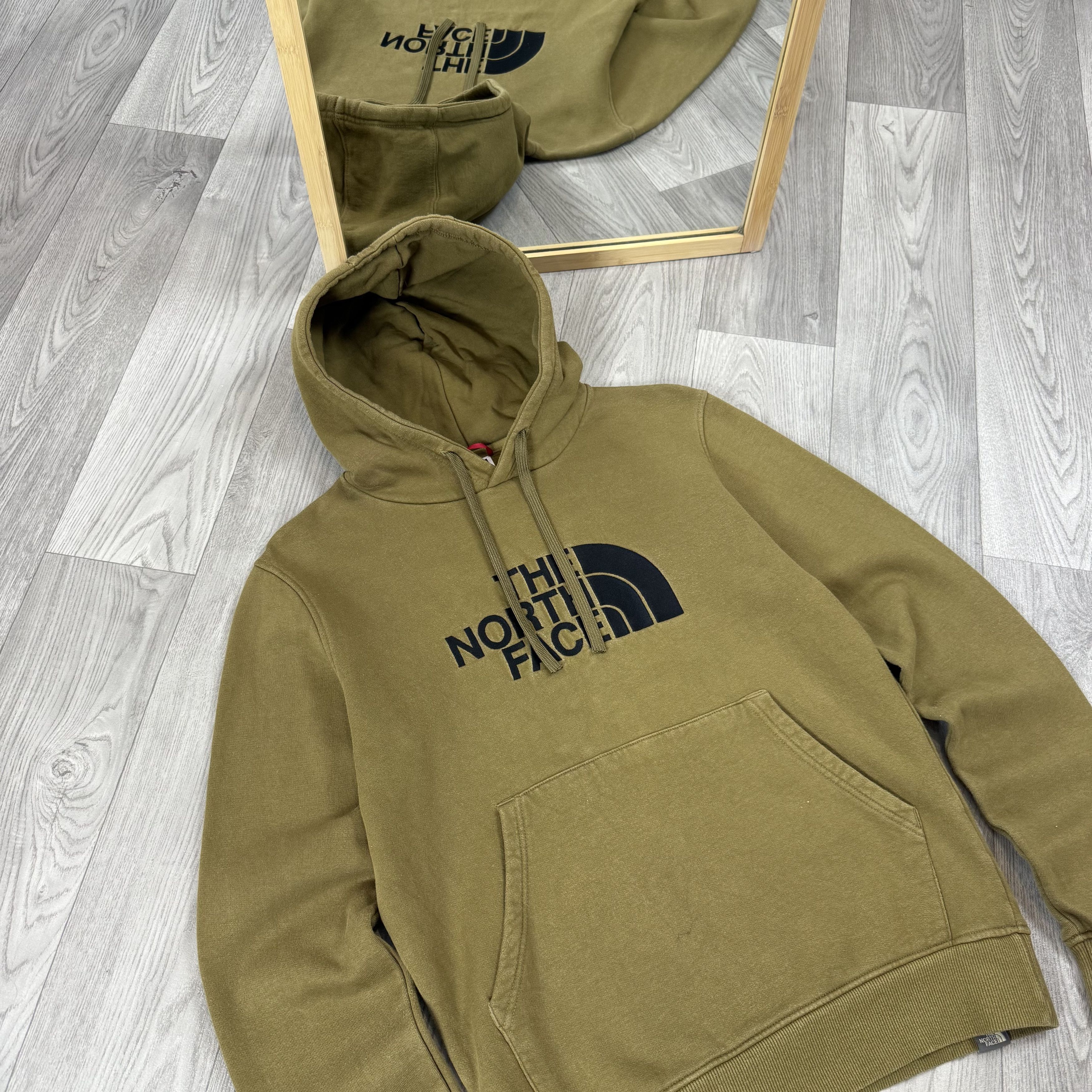 The North Face The North Face Embroidered Khaki Hoodie Hooded Sweat Size US S / EU 44-46 / 1 - 5 Thumbnail