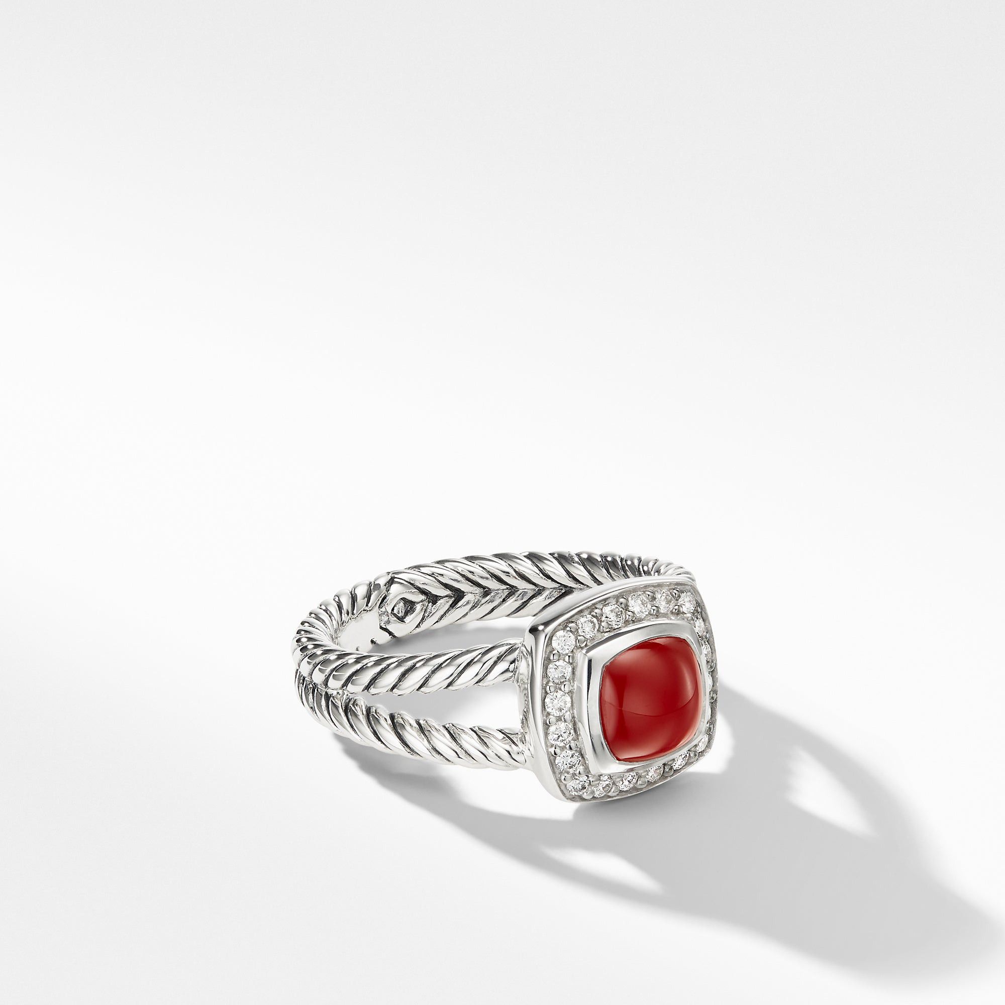 David Yurman o1w1db10526 R07443D Size:6/ Petite Albion Ring in Silver Size ONE SIZE - 1 Thumbnail