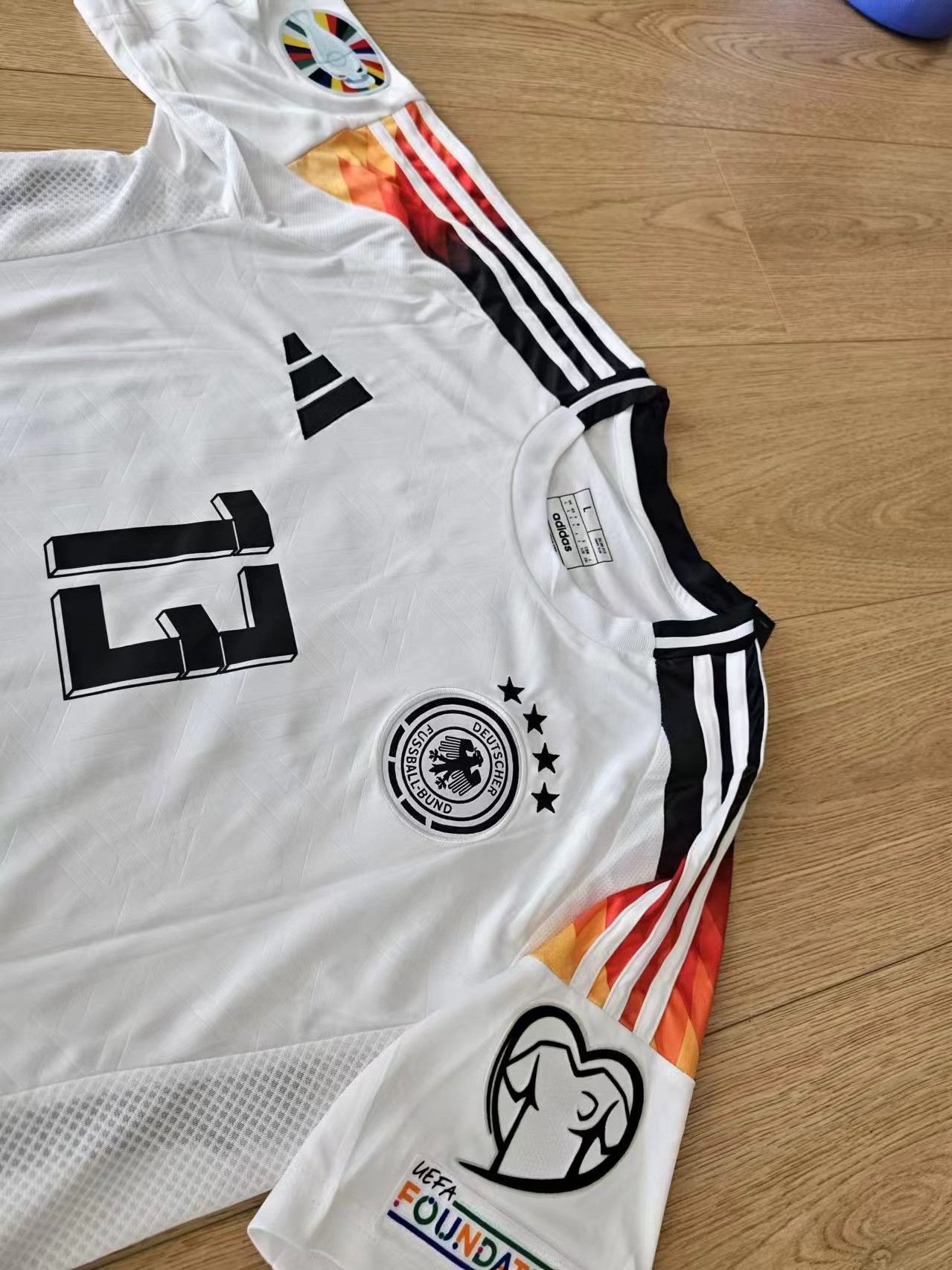 Other 2024 Germany Jersey #13 Thomas Müller Jersey Size US L / EU 52-54 / 3 - 3 Thumbnail