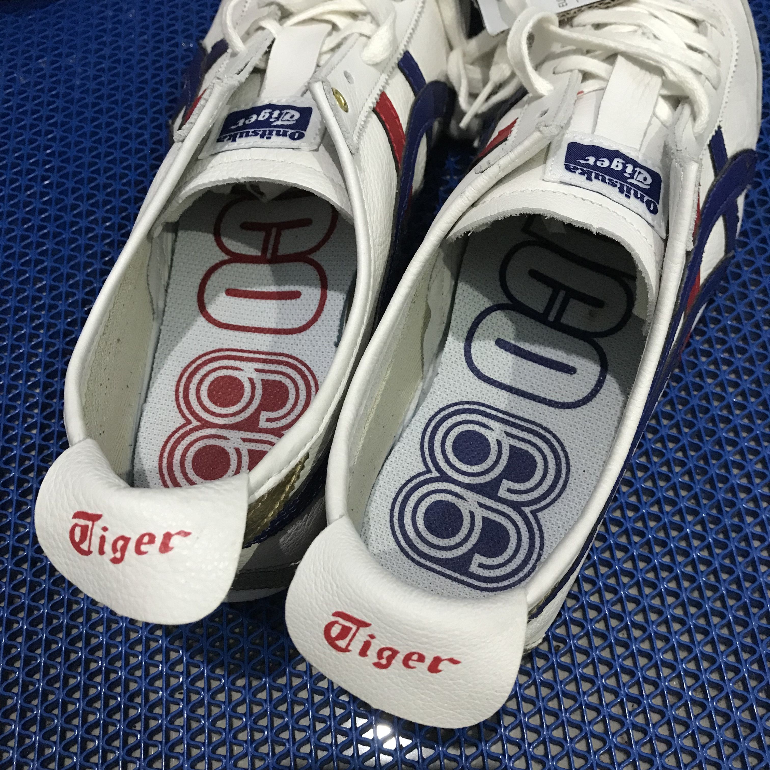 Onitsuka Tiger Onitsuka Tiger Mexico 66 'White Dark Blue Gold D507L Size US 11.5 / EU 44-45 - 6 Thumbnail