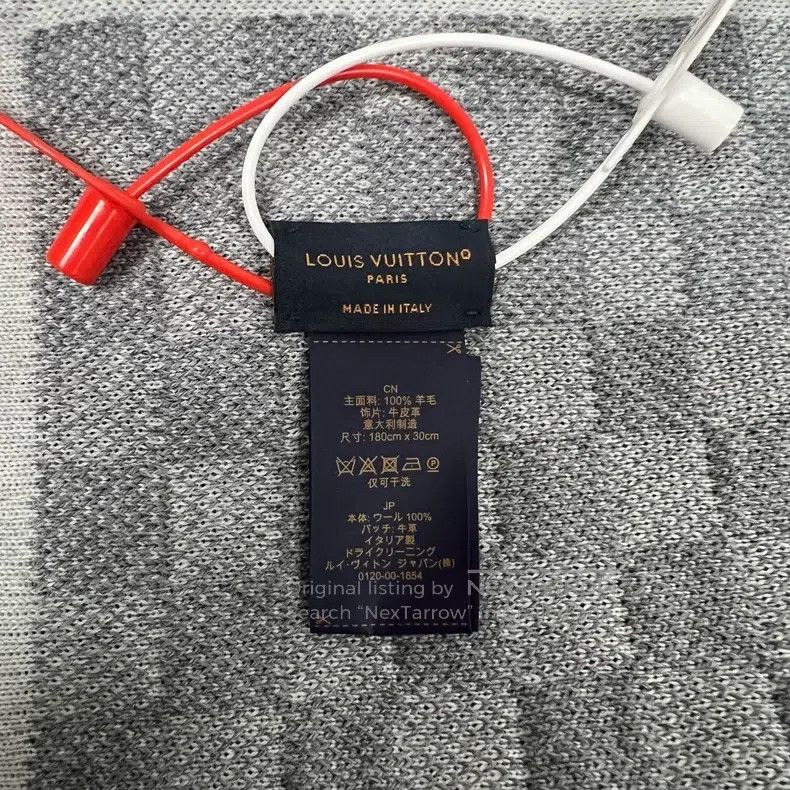 Louis Vuitton Louis Vuitton Checker Wool Scarf Size ONE SIZE - 4 Thumbnail