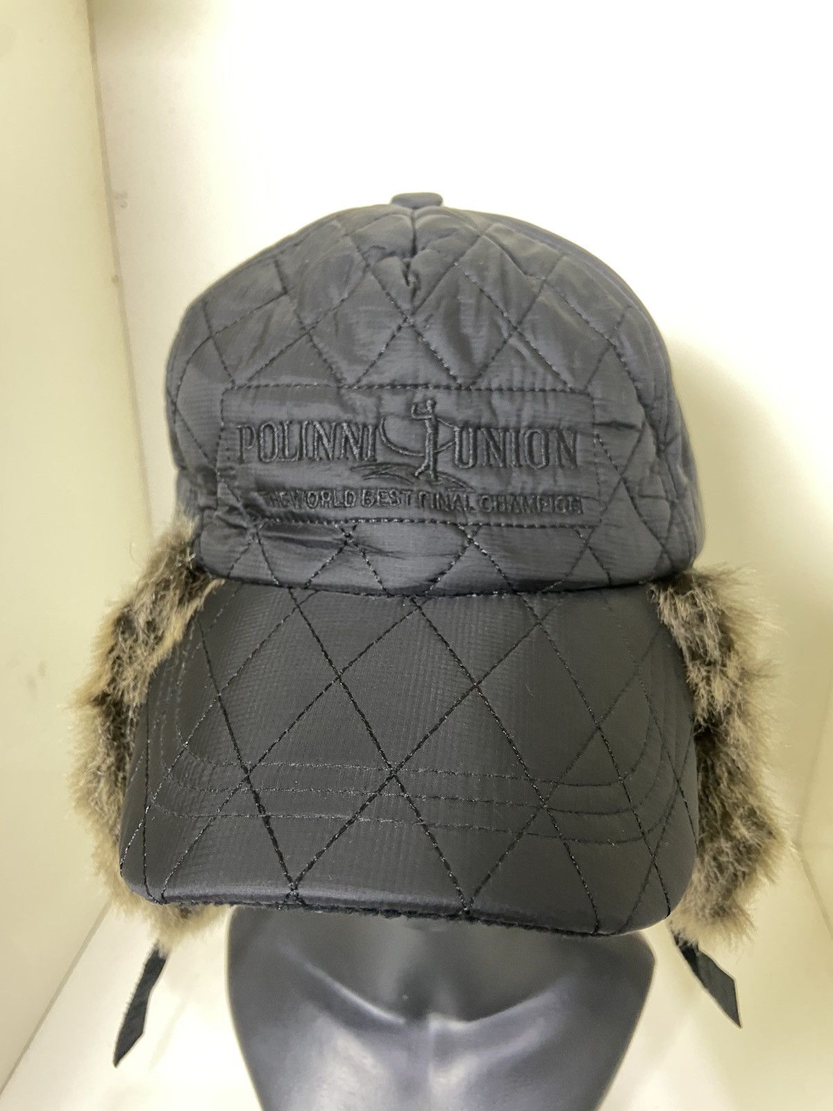 Japanese Brand polini union fuzzy ushanka warm golf hat Size ONE SIZE - 5 Thumbnail